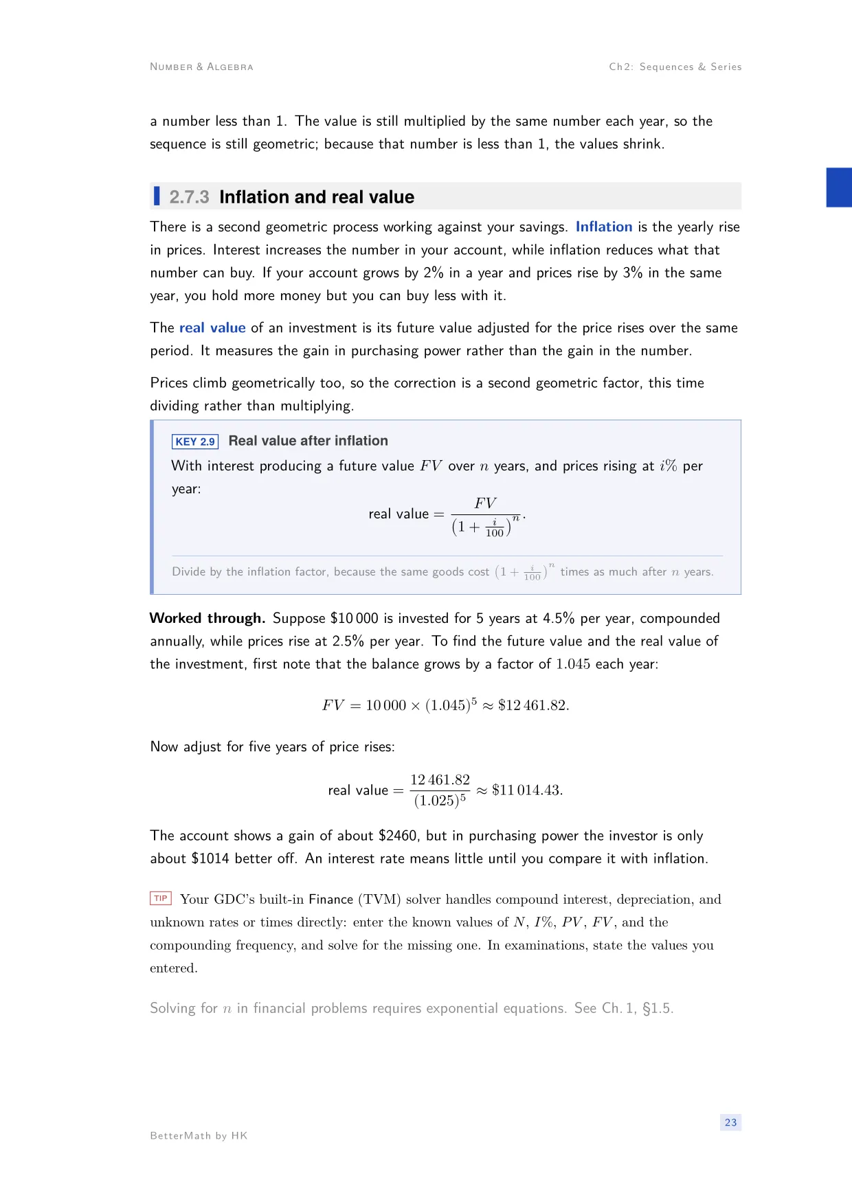 Chapter 2, Sequences & Series, page 23