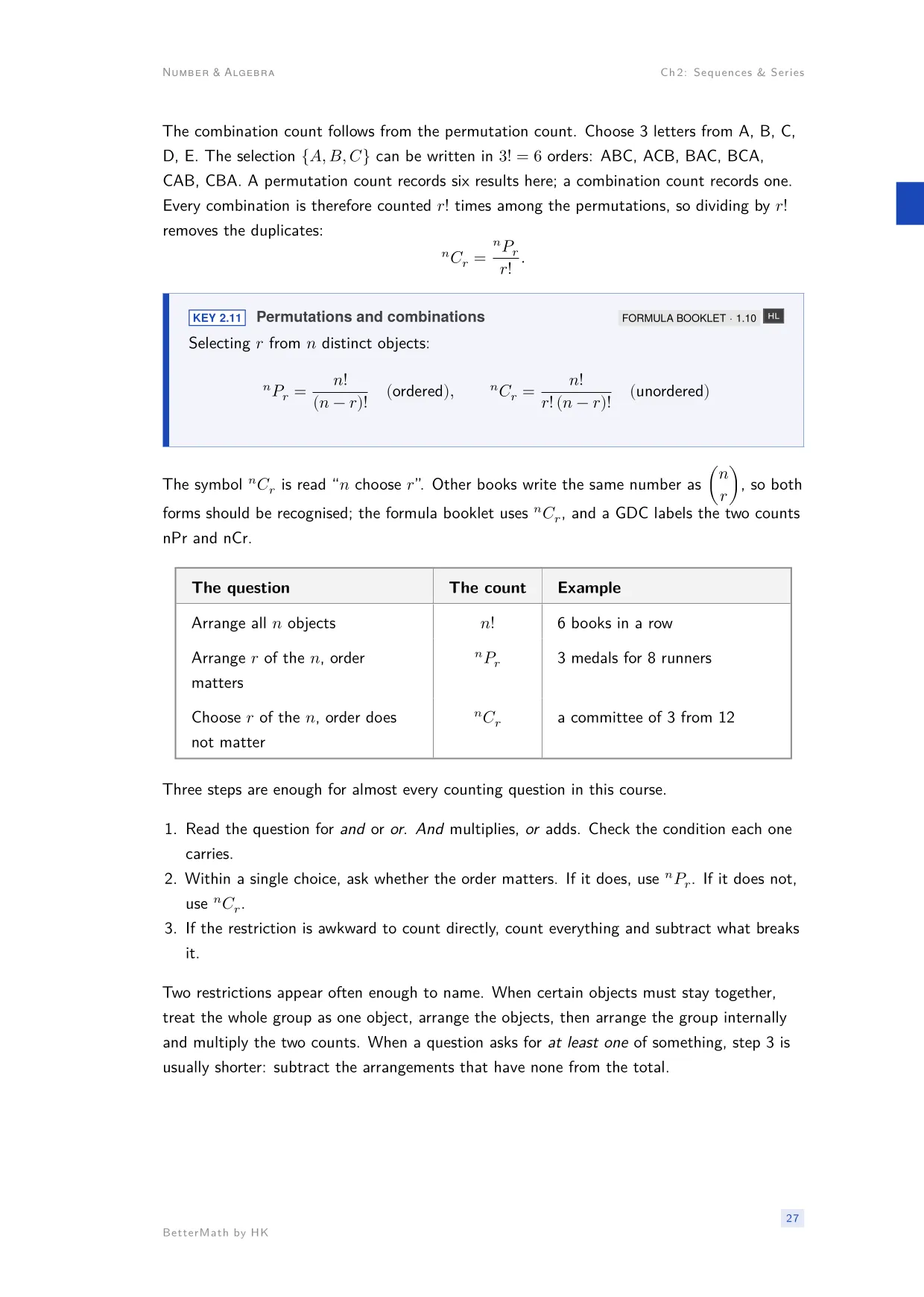 Chapter 2, Sequences & Series, page 27