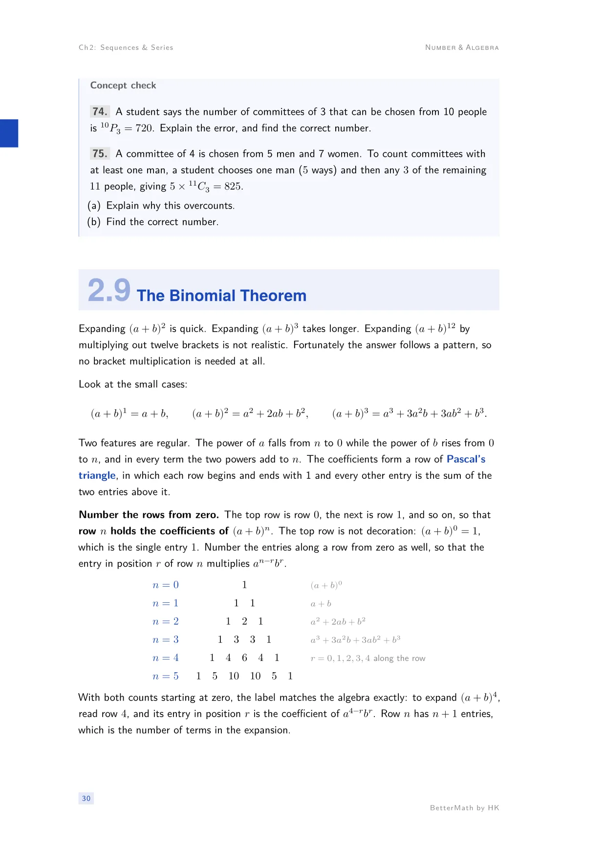 Chapter 2, Sequences & Series, page 30