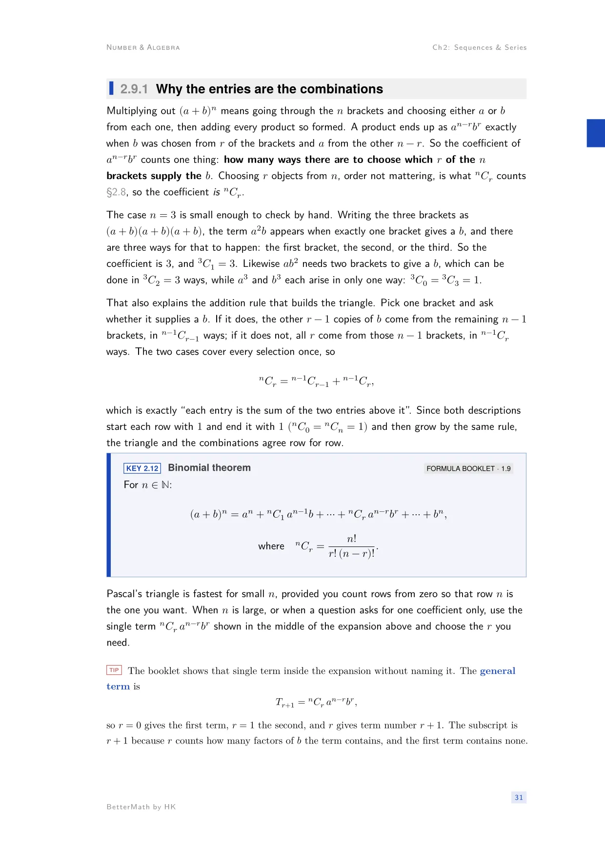 Chapter 2, Sequences & Series, page 31