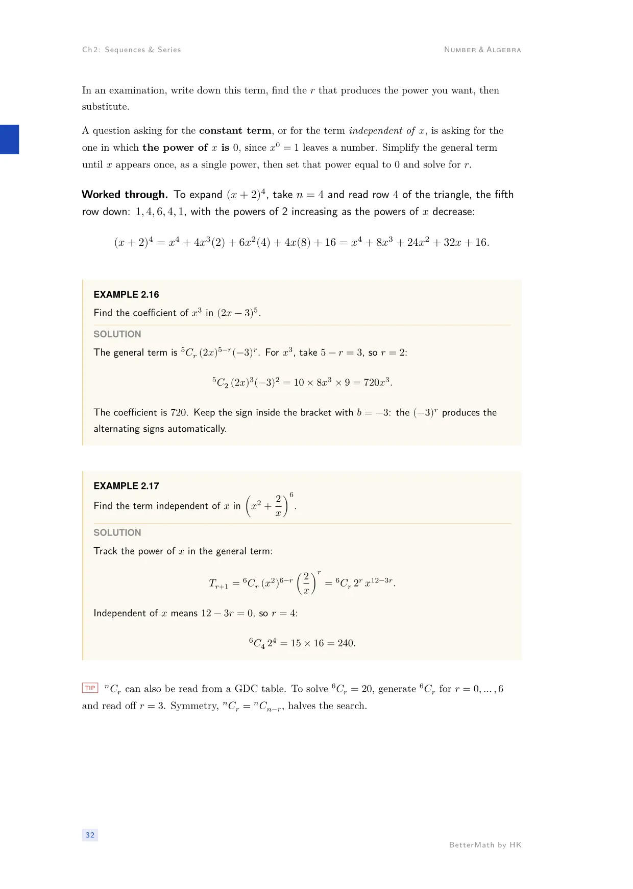 Chapter 2, Sequences & Series, page 32