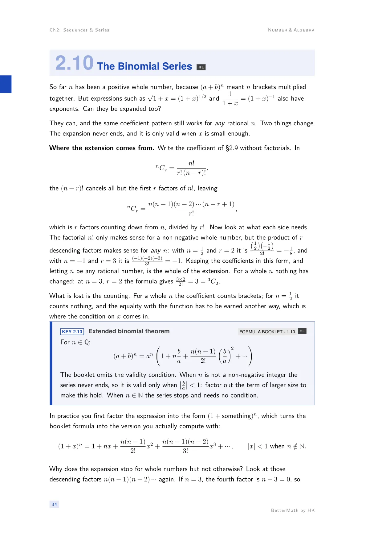 Chapter 2, Sequences & Series, page 34