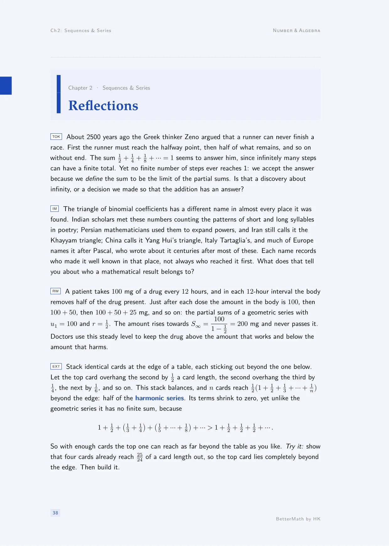 Chapter 2, Sequences & Series, page 38
