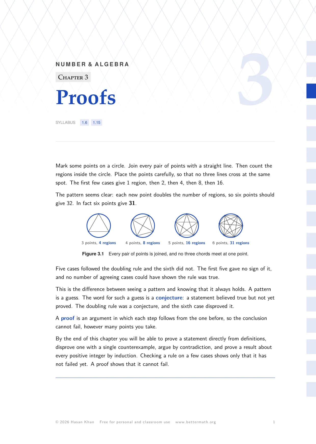 Chapter 3, Proofs, page 1