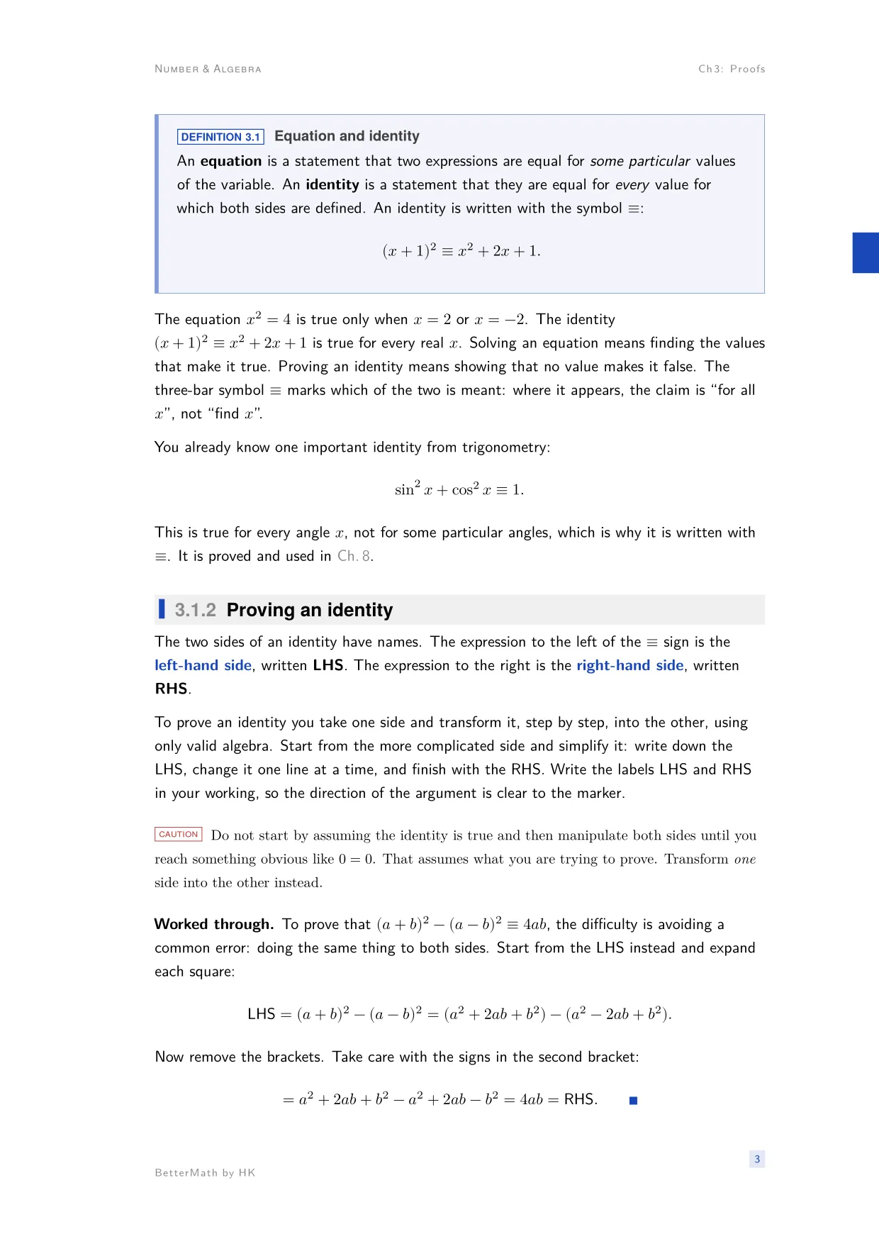 Chapter 3, Proofs, page 3