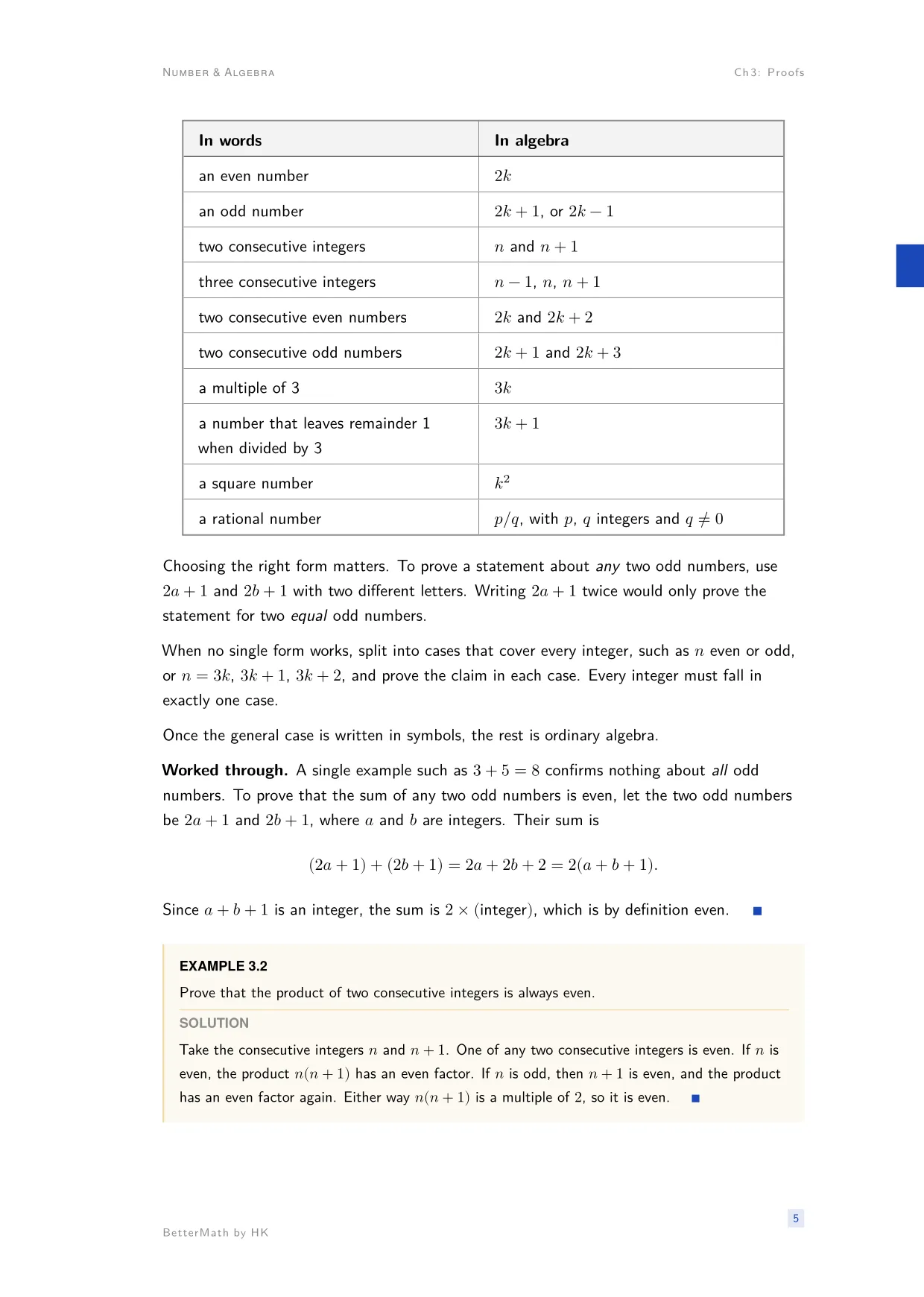 Chapter 3, Proofs, page 5