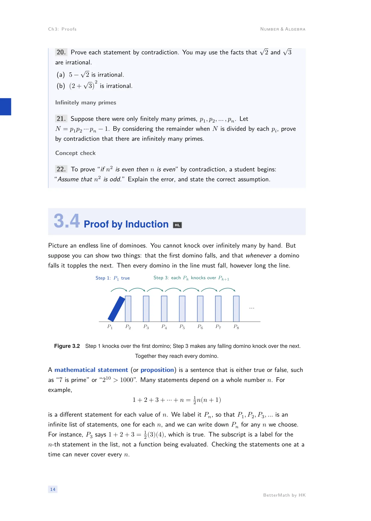Chapter 3, Proofs, page 14