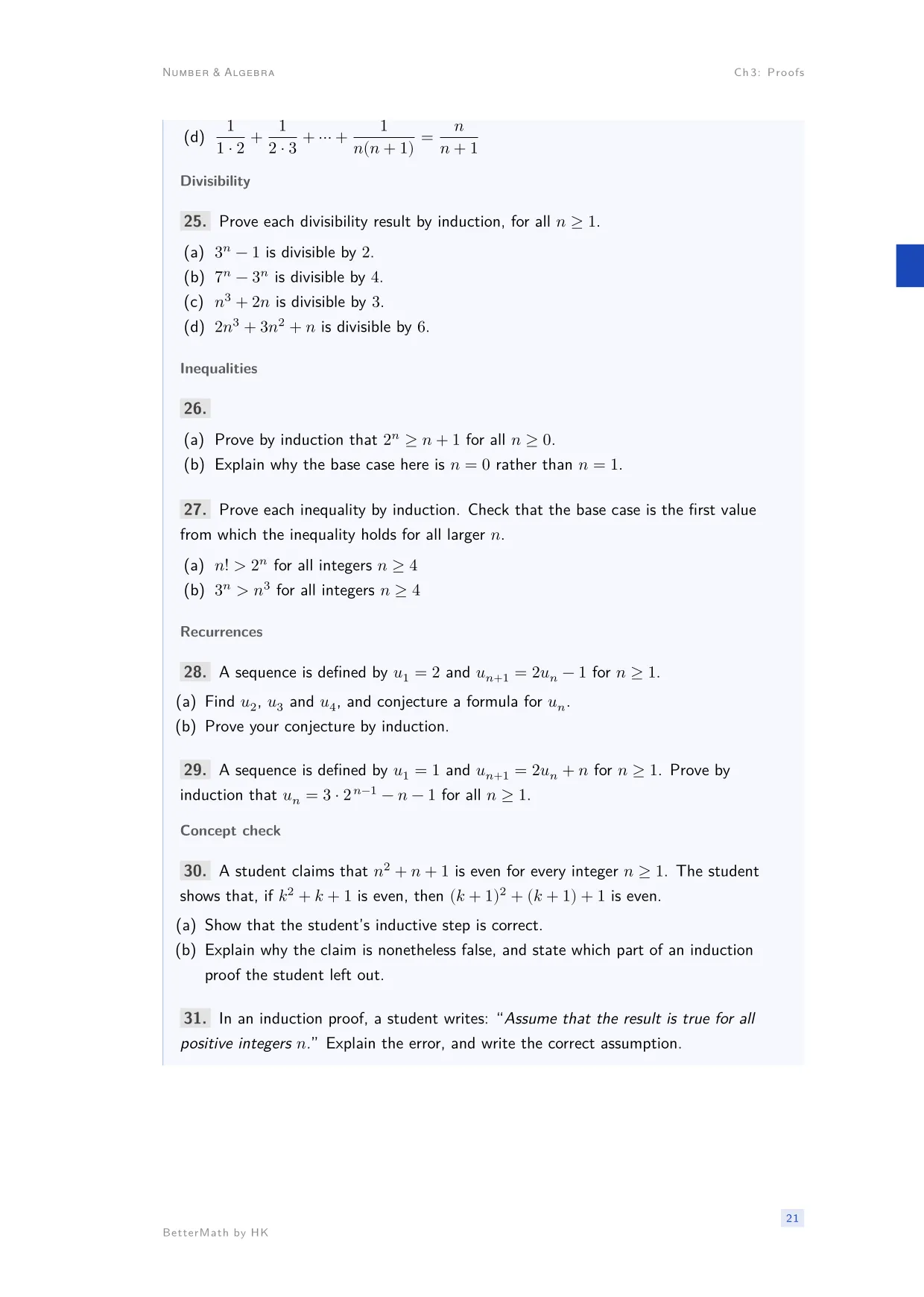 Chapter 3, Proofs, page 21