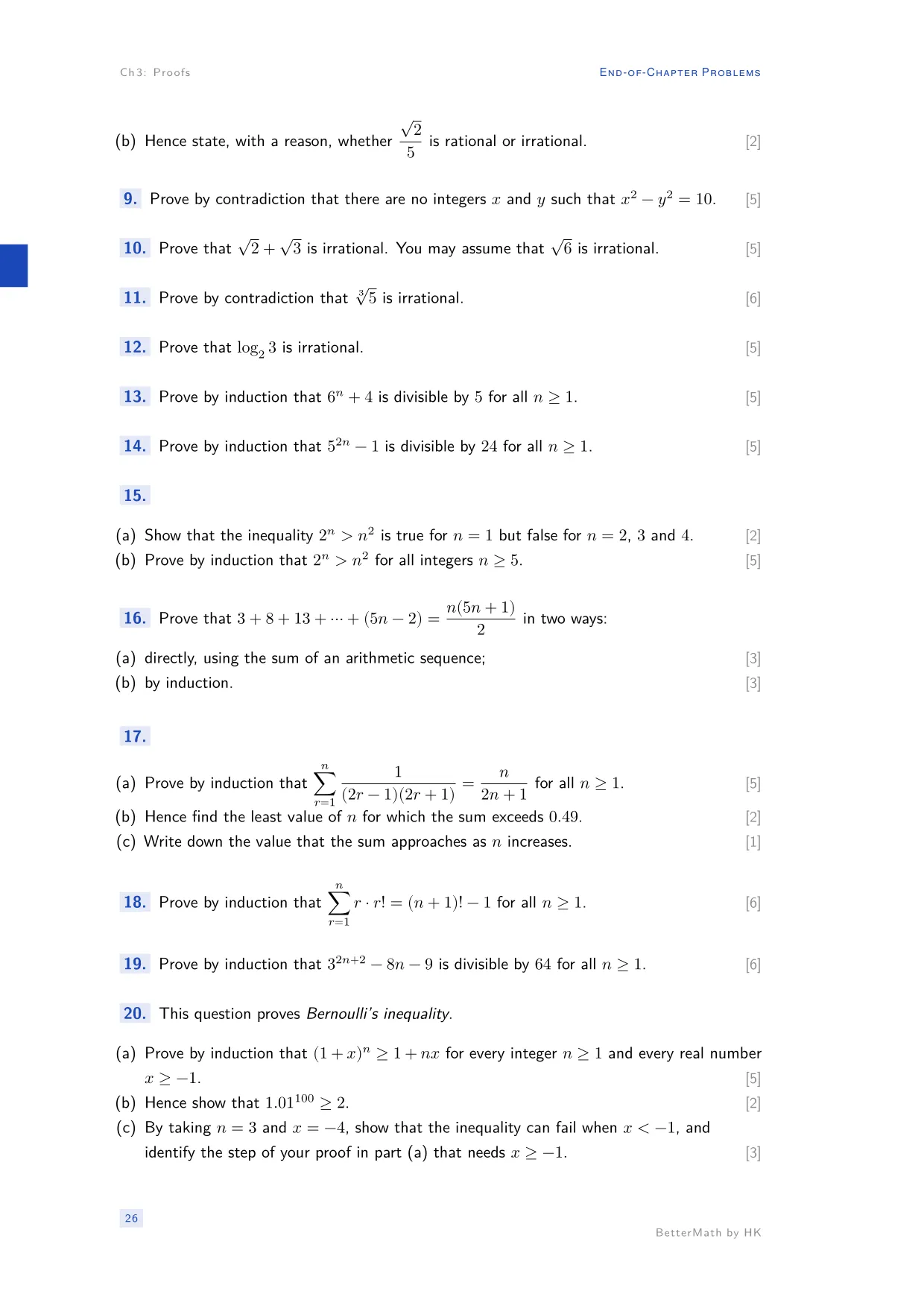 Chapter 3, Proofs, page 26
