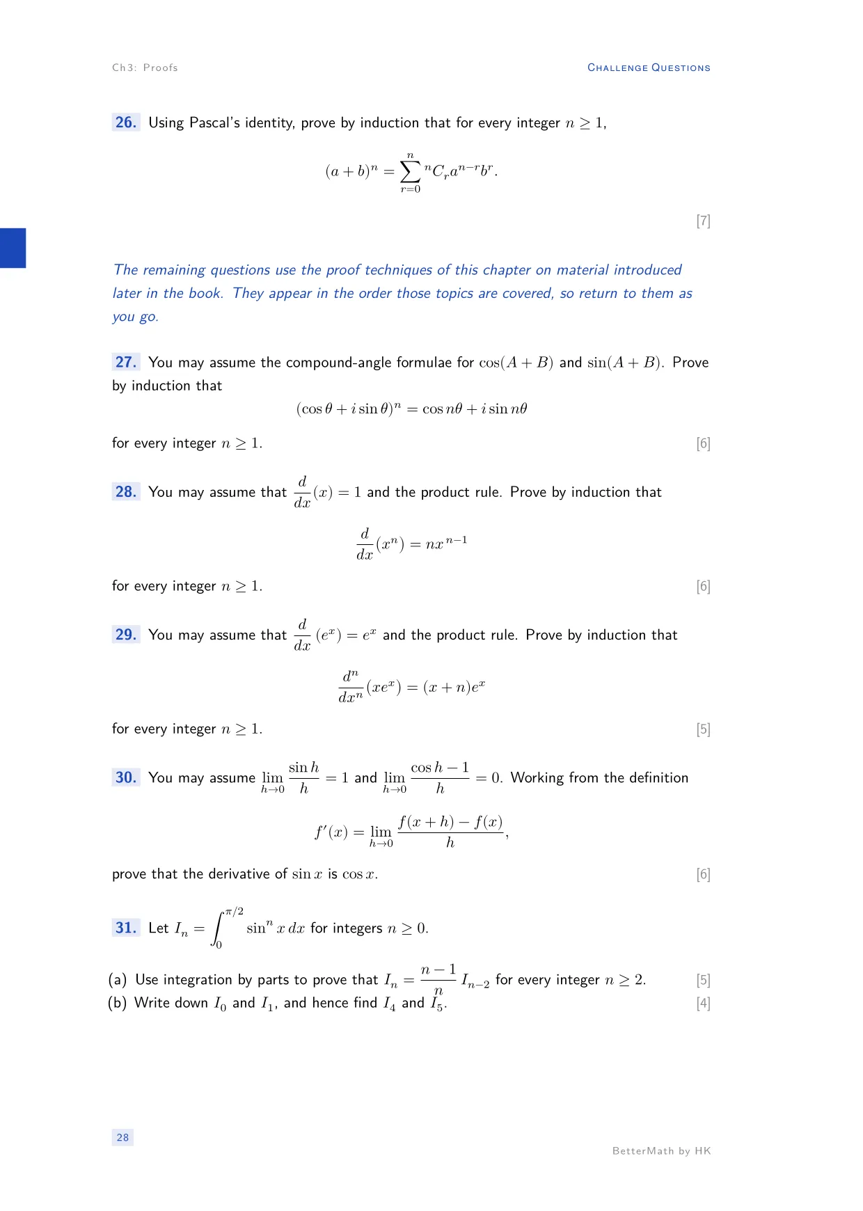 Chapter 3, Proofs, page 28