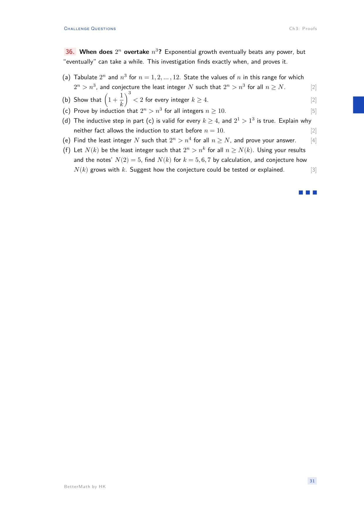 Chapter 3, Proofs, page 31