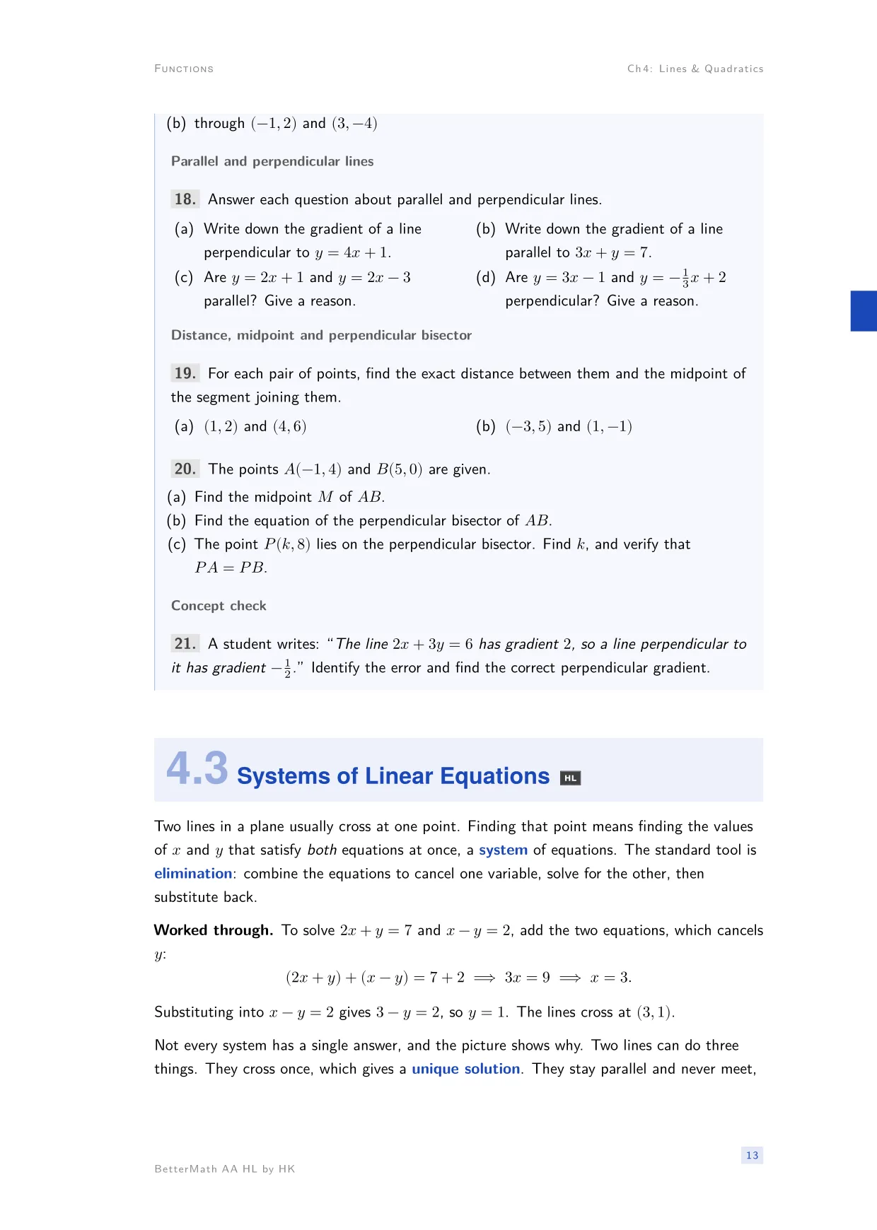 Chapter 4, Lines & Quadratics, page 13