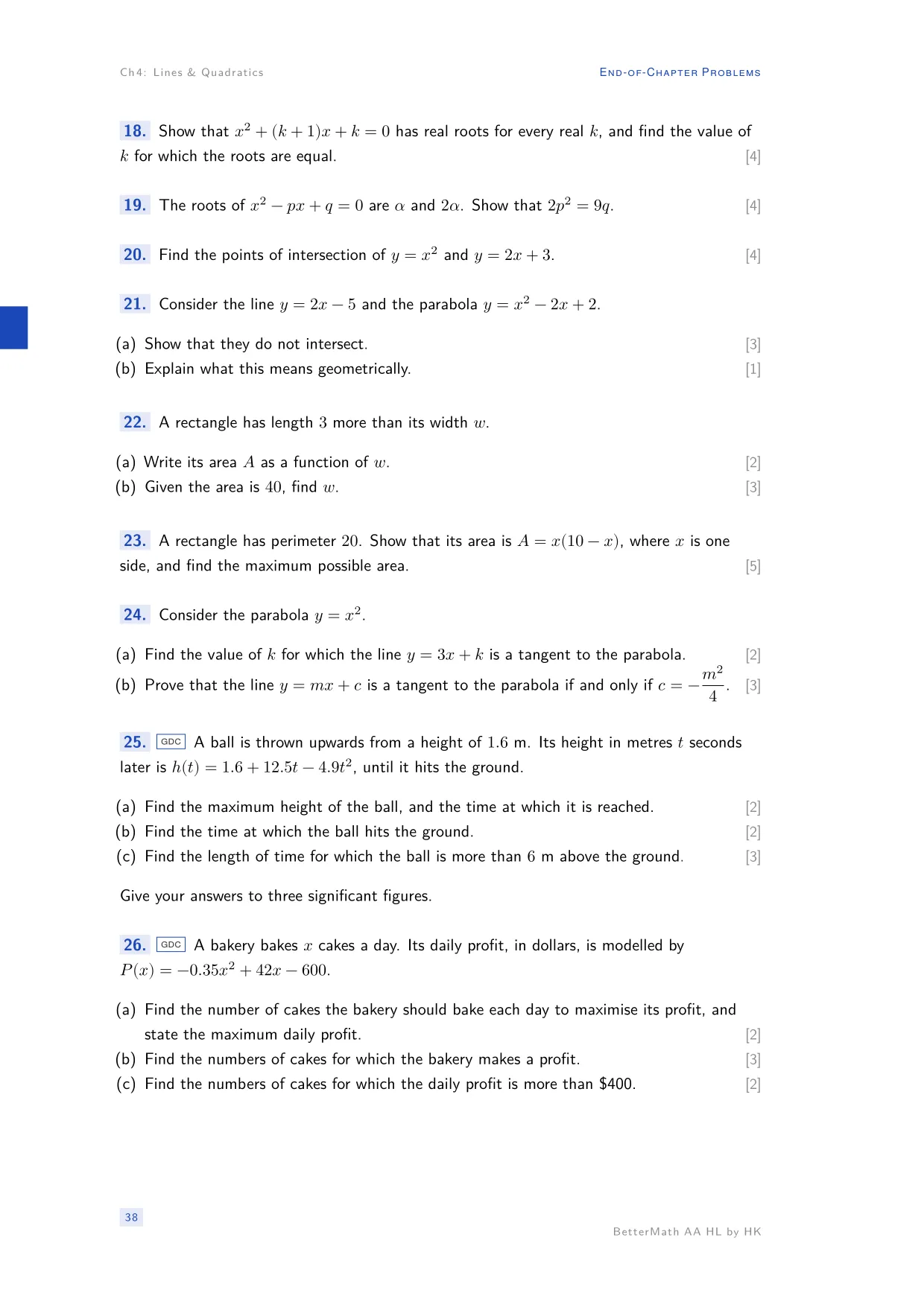 Chapter 4, Lines & Quadratics, page 38