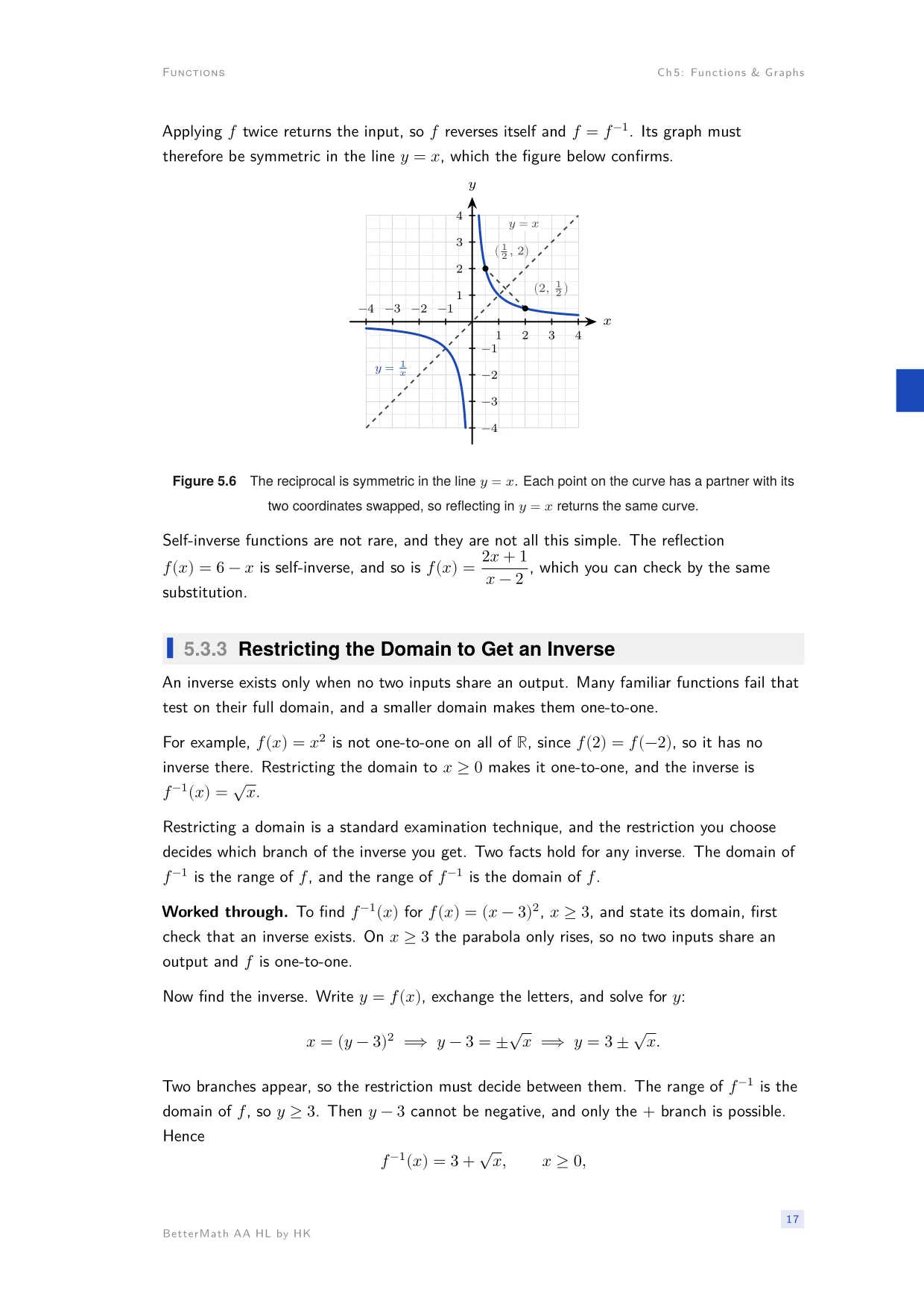 Chapter 5, Functions & Graphs, page 17