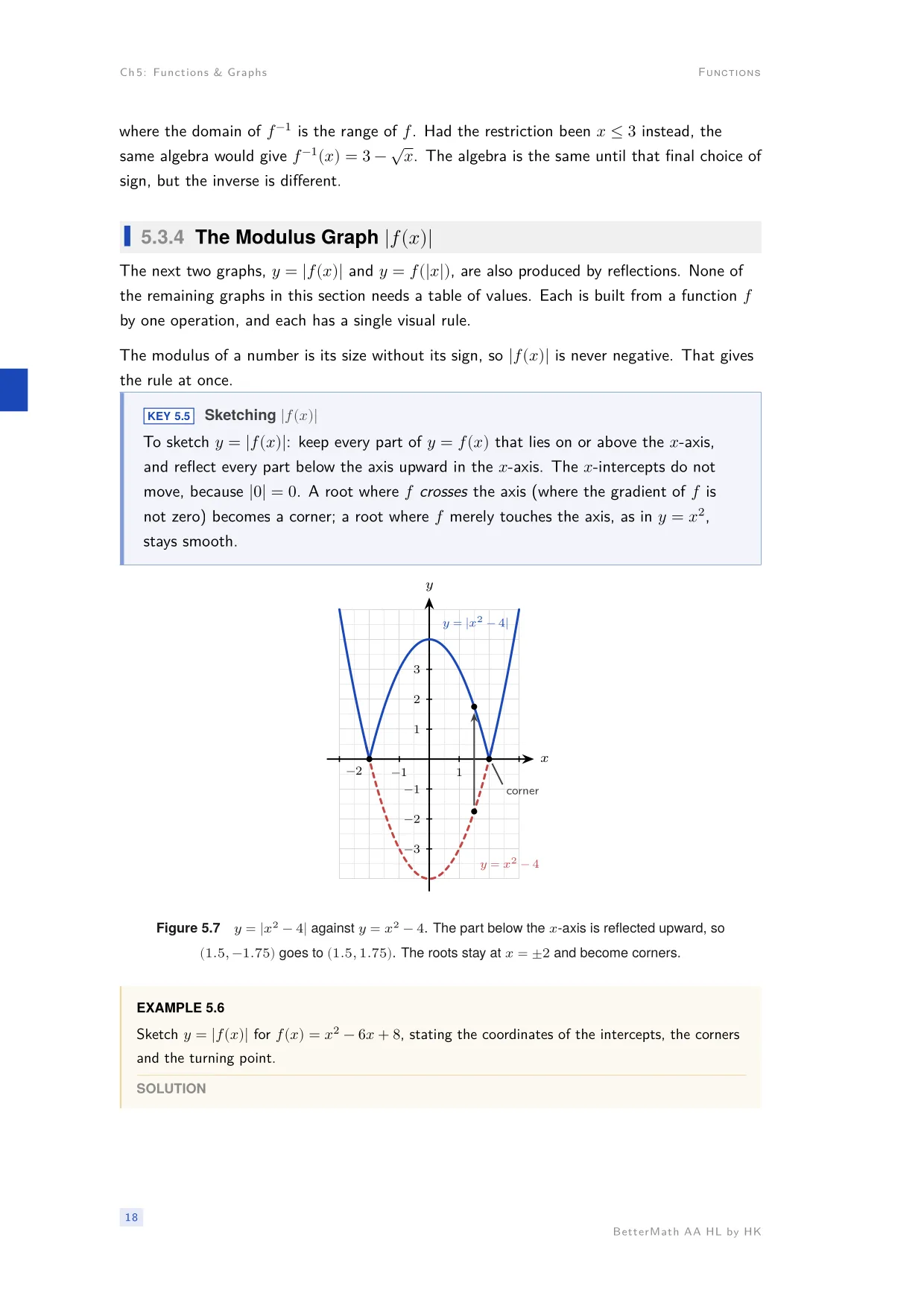 Chapter 5, Functions & Graphs, page 18