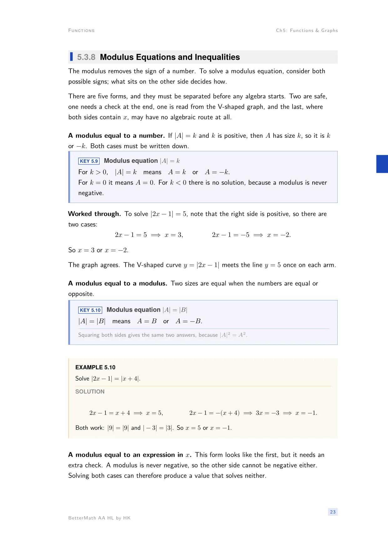 Chapter 5, Functions & Graphs, page 23