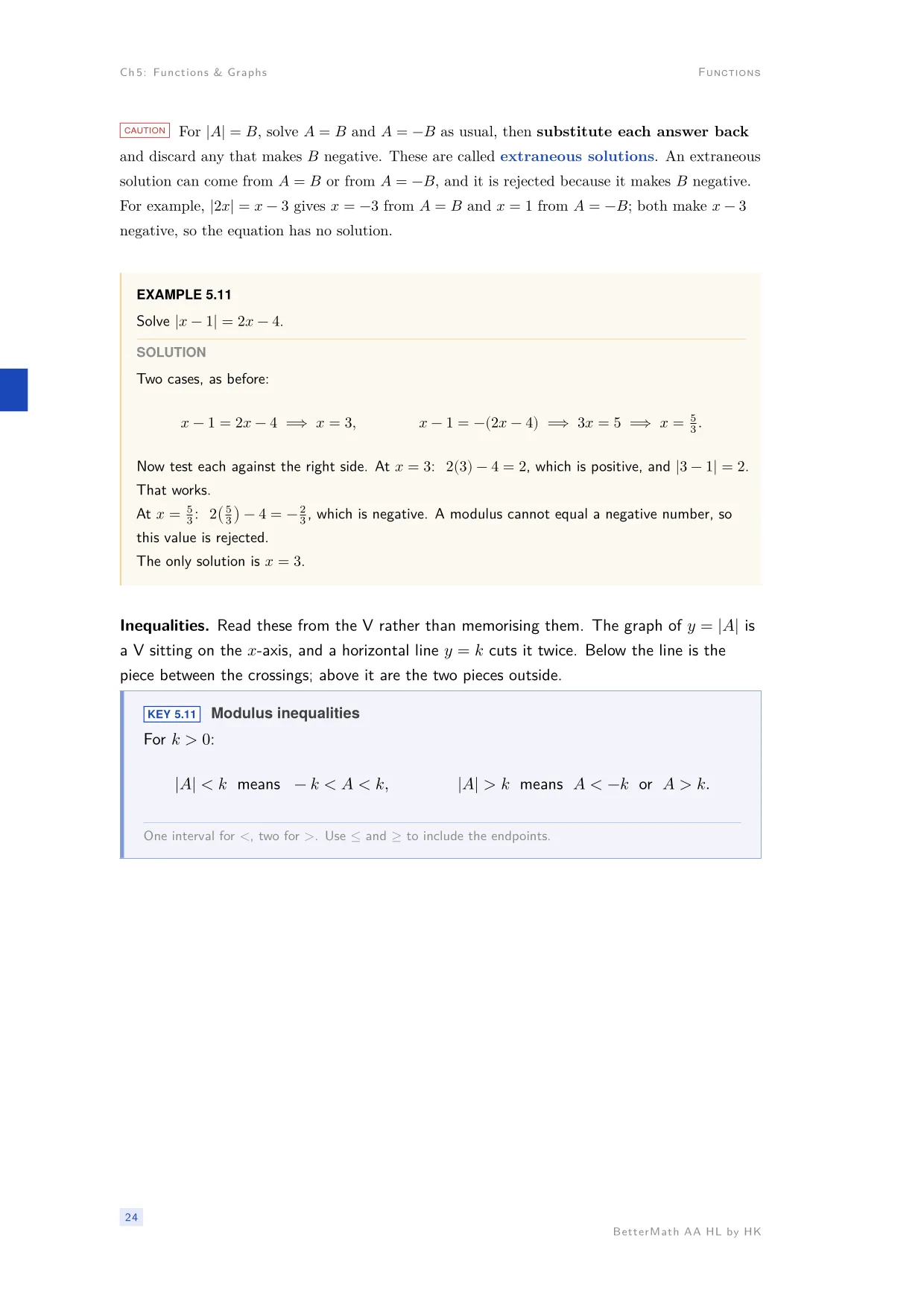 Chapter 5, Functions & Graphs, page 24