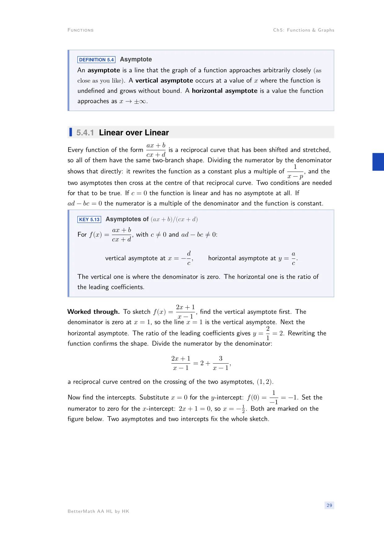 Chapter 5, Functions & Graphs, page 29