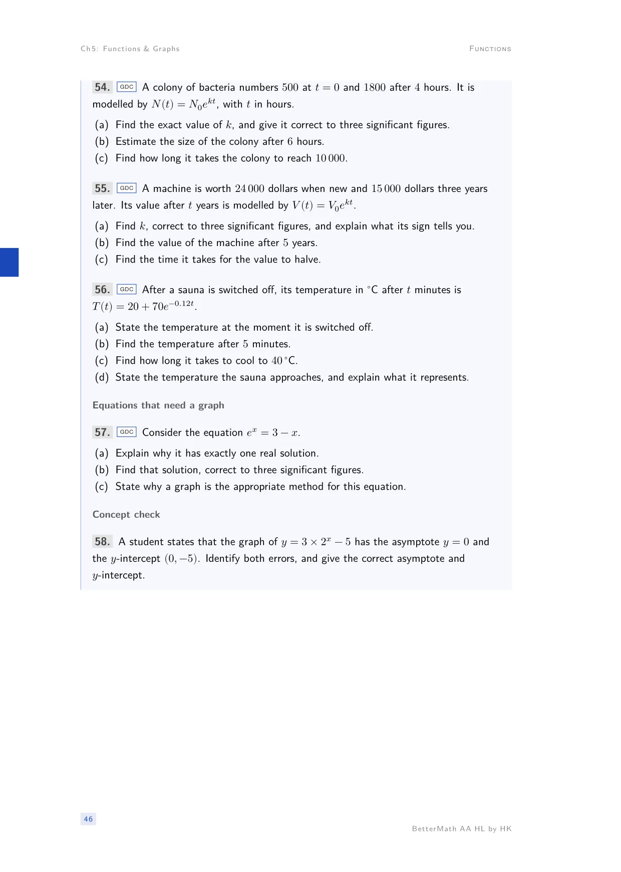 Chapter 5, Functions & Graphs, page 46