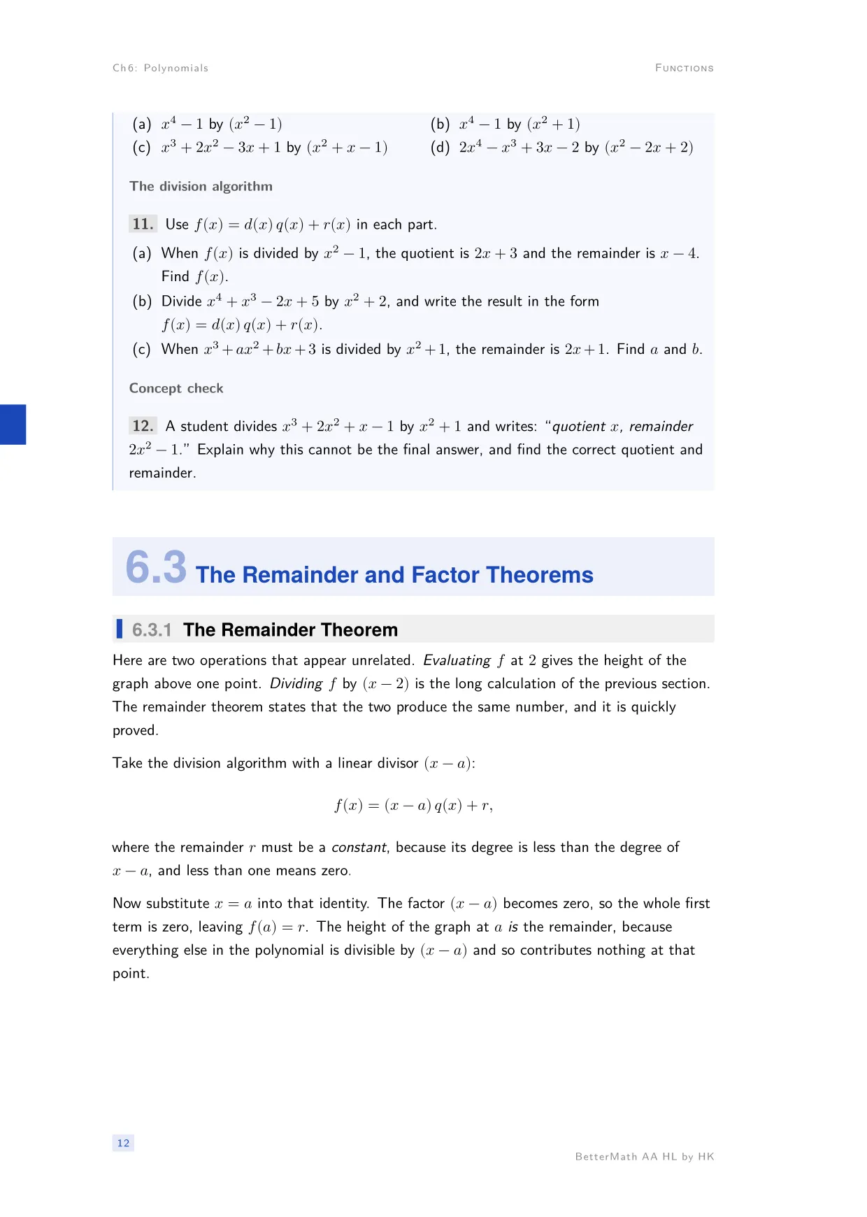 Chapter 6, Polynomials, page 12