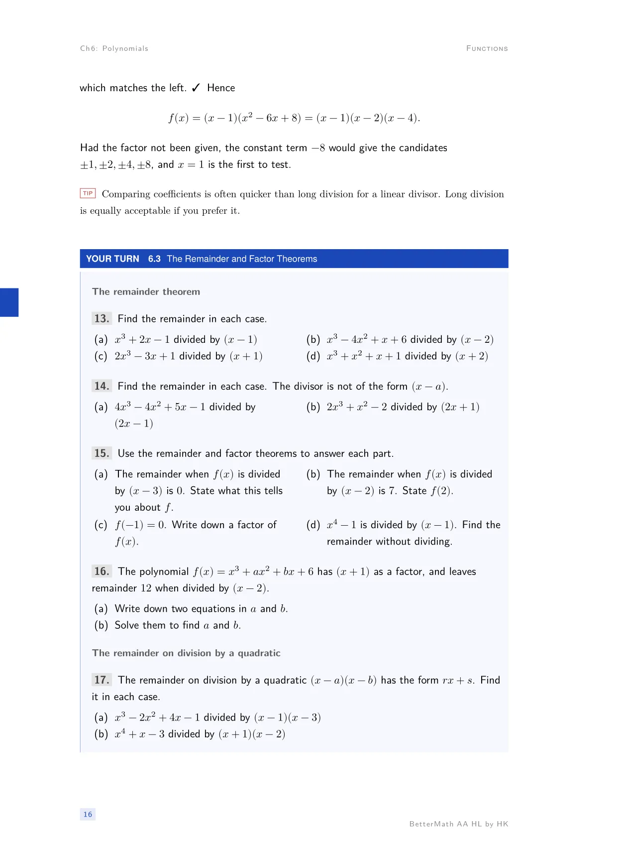 Chapter 6, Polynomials, page 16