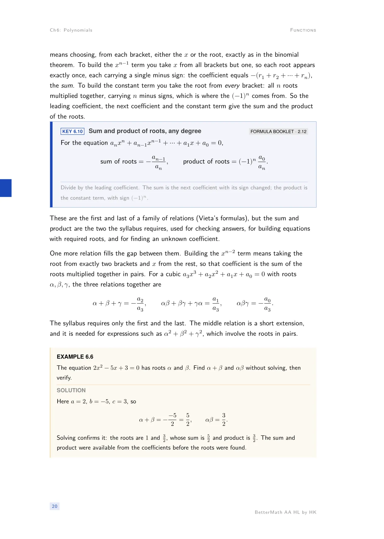 Chapter 6, Polynomials, page 20