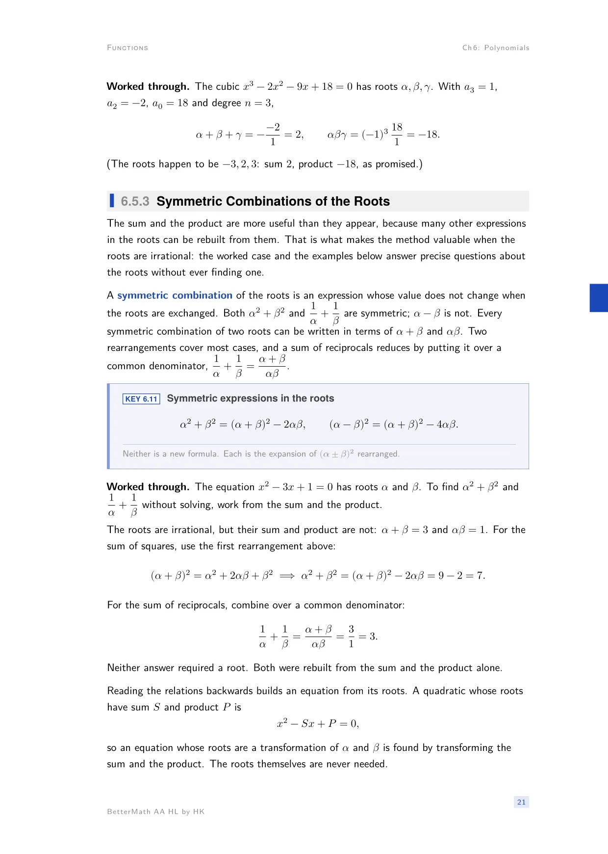 Chapter 6, Polynomials, page 21