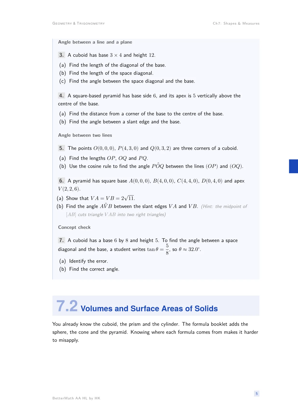 Chapter 7, Shapes & Measures, page 5