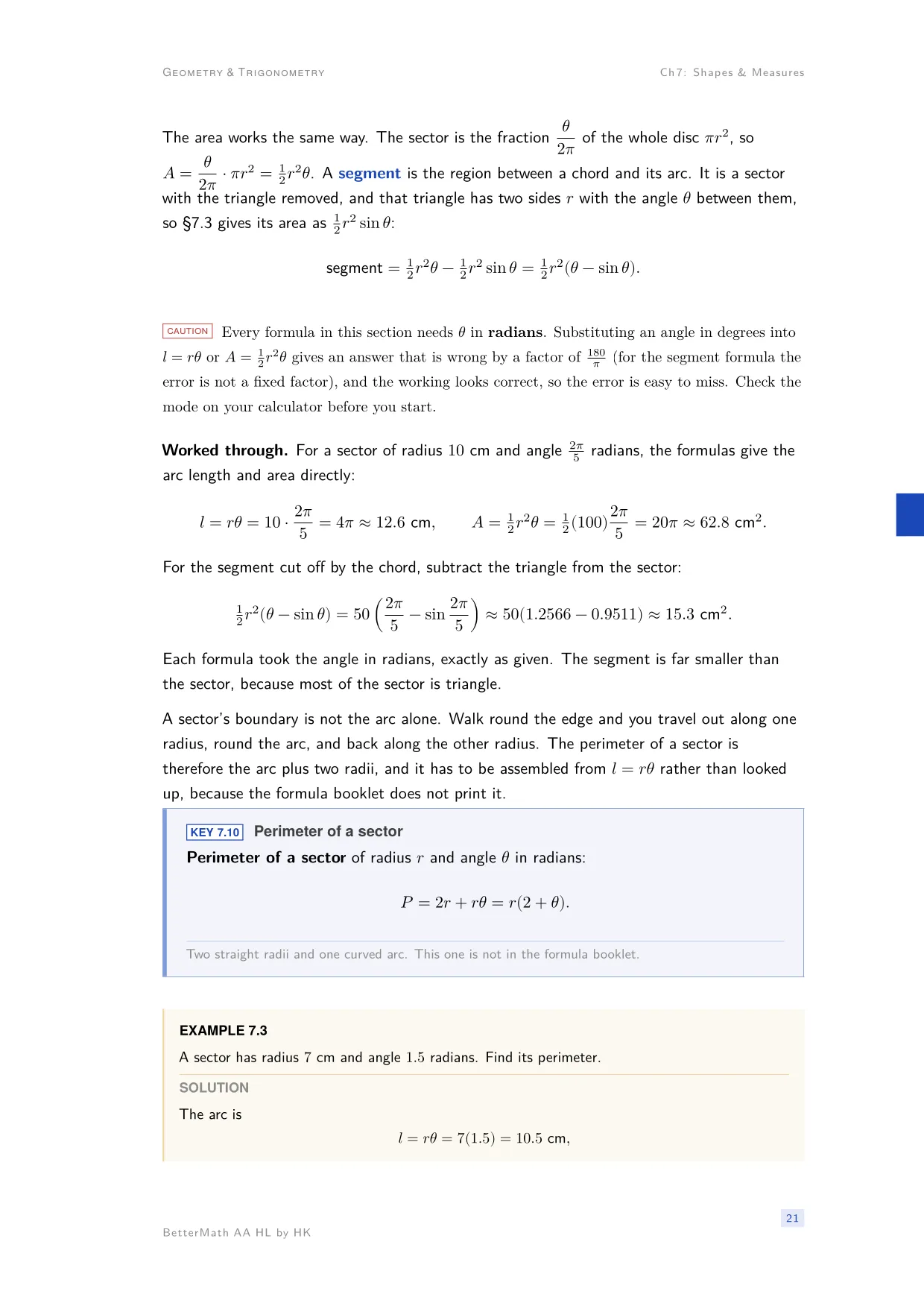 Chapter 7, Shapes & Measures, page 21