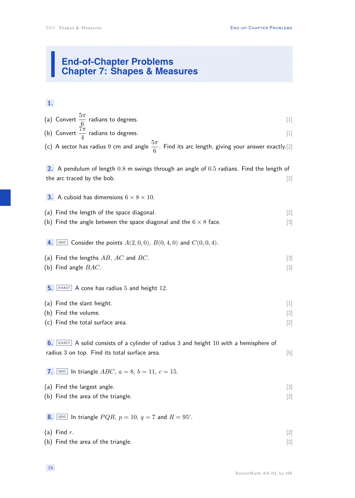 Chapter 7, Shapes & Measures, page 26