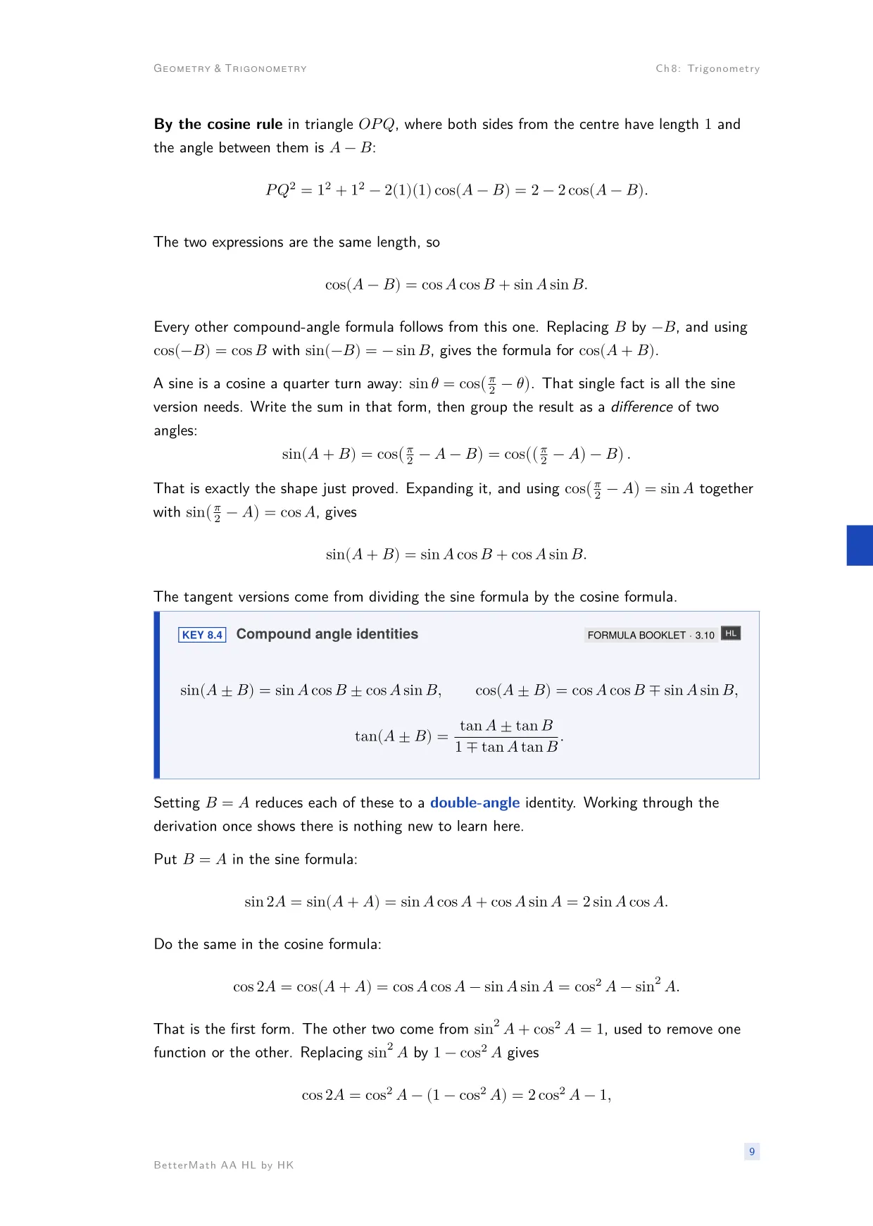 Chapter 8, Trigonometry, page 9