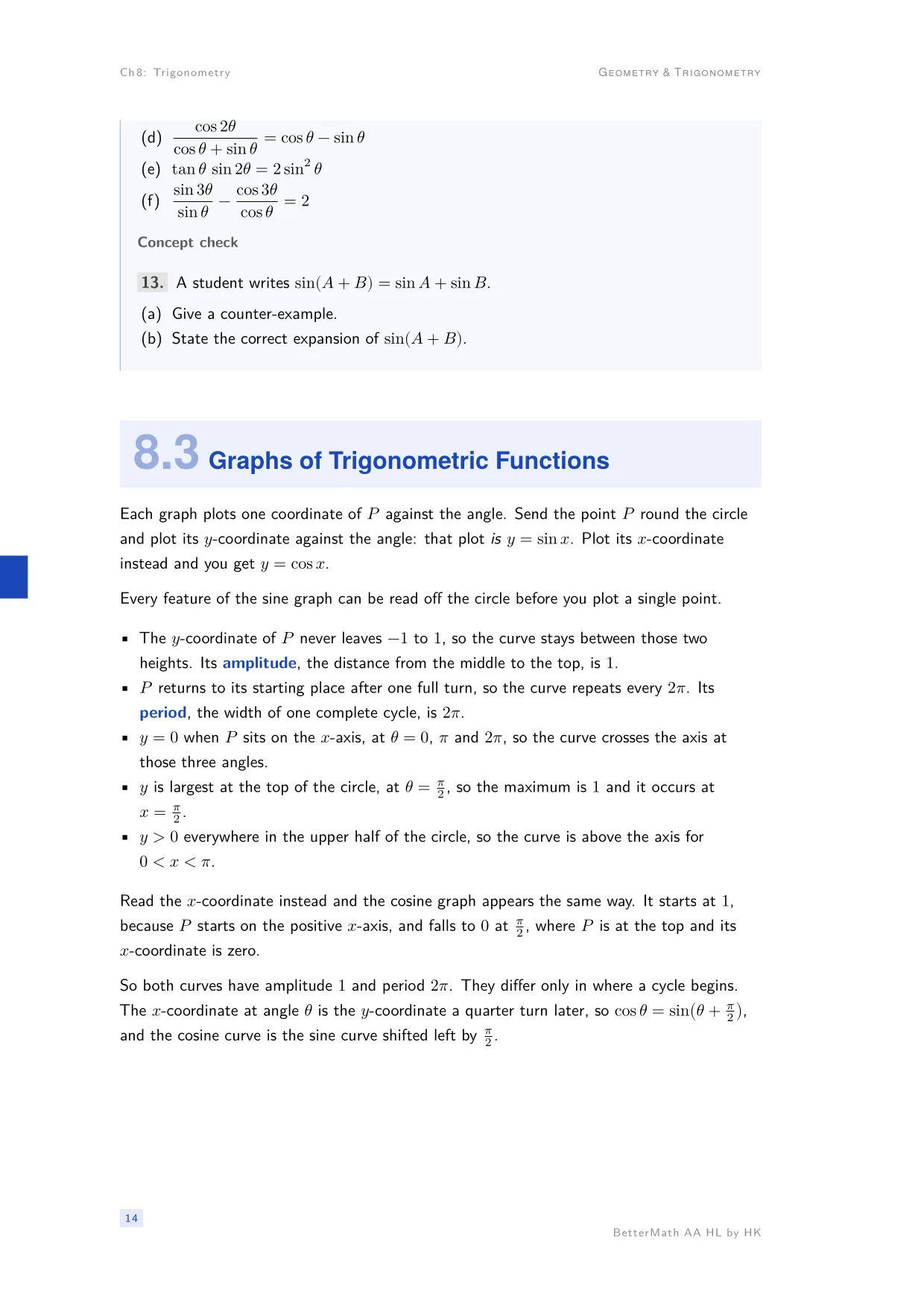 Chapter 8, Trigonometry, page 14
