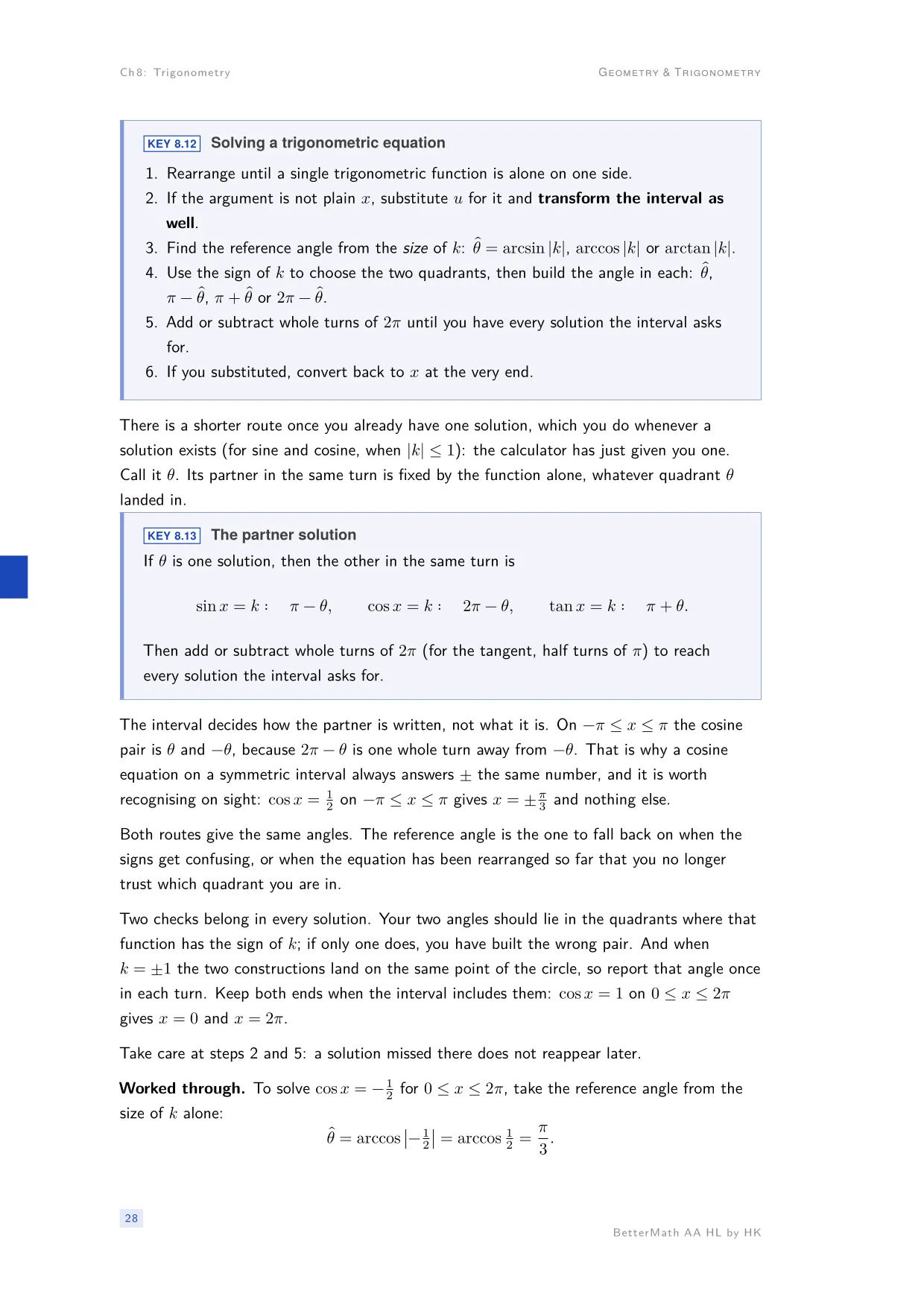Chapter 8, Trigonometry, page 28