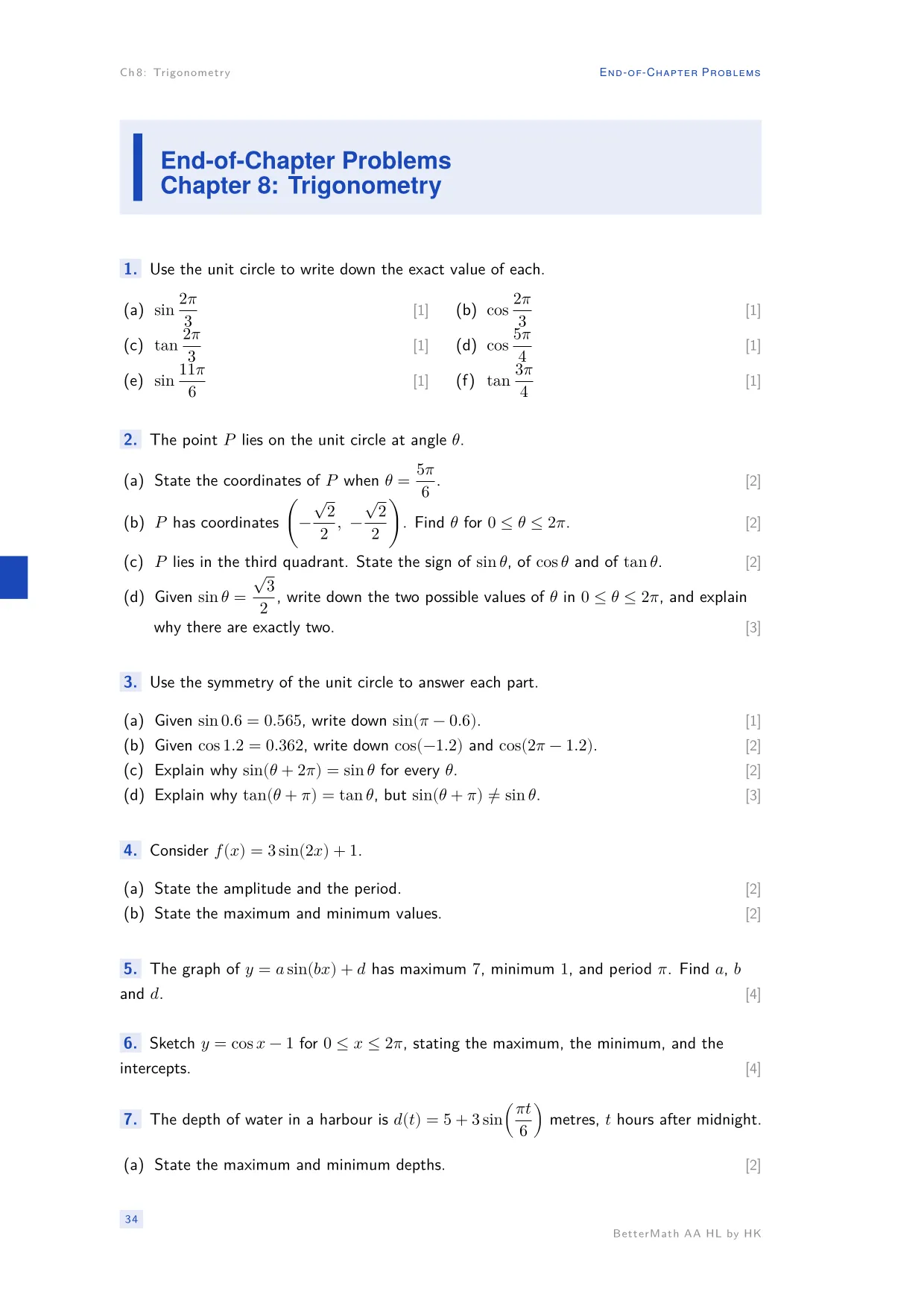 Chapter 8, Trigonometry, page 34