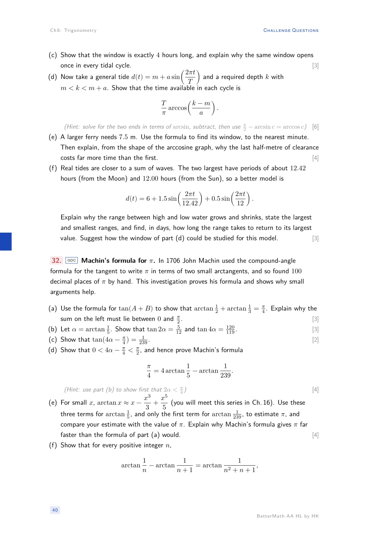 Chapter 8, Trigonometry, page 40