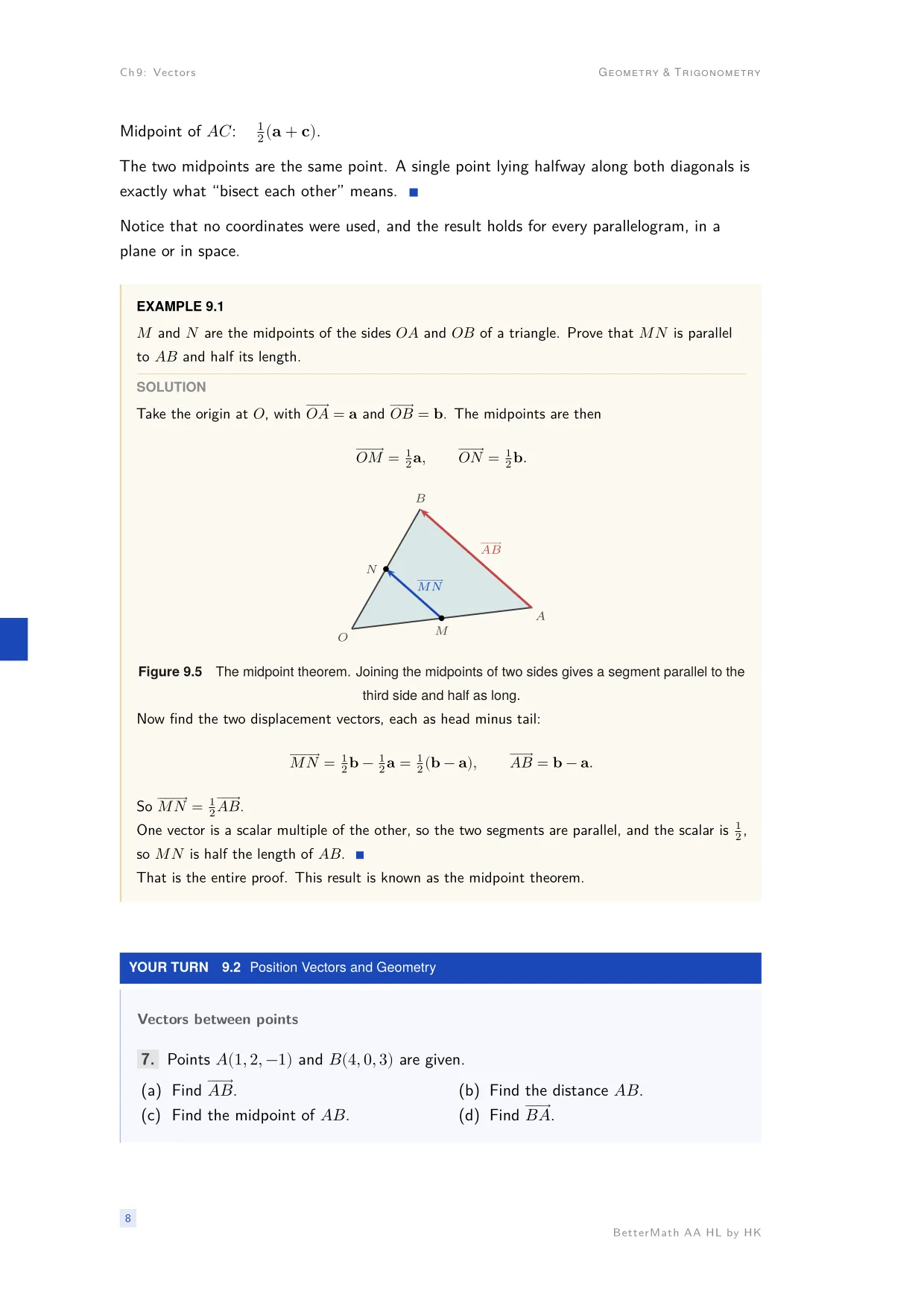 Chapter 9, Vectors, page 8