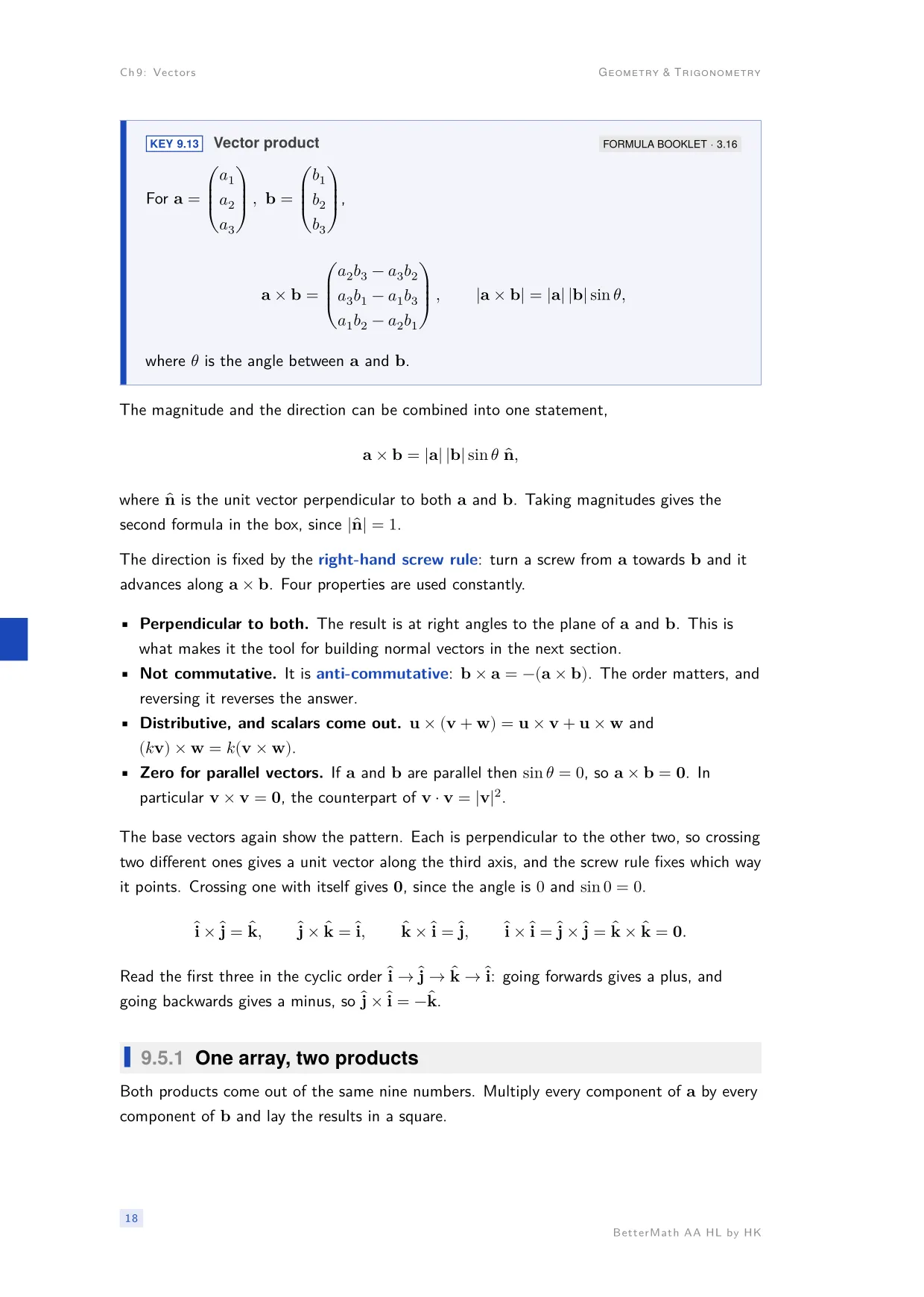 Chapter 9, Vectors, page 18