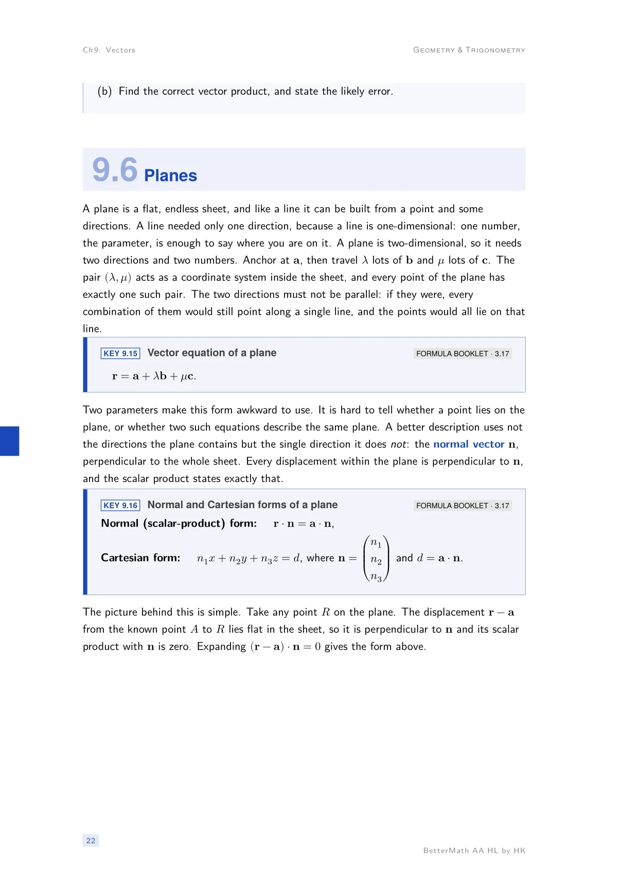 Chapter 9, Vectors, page 22