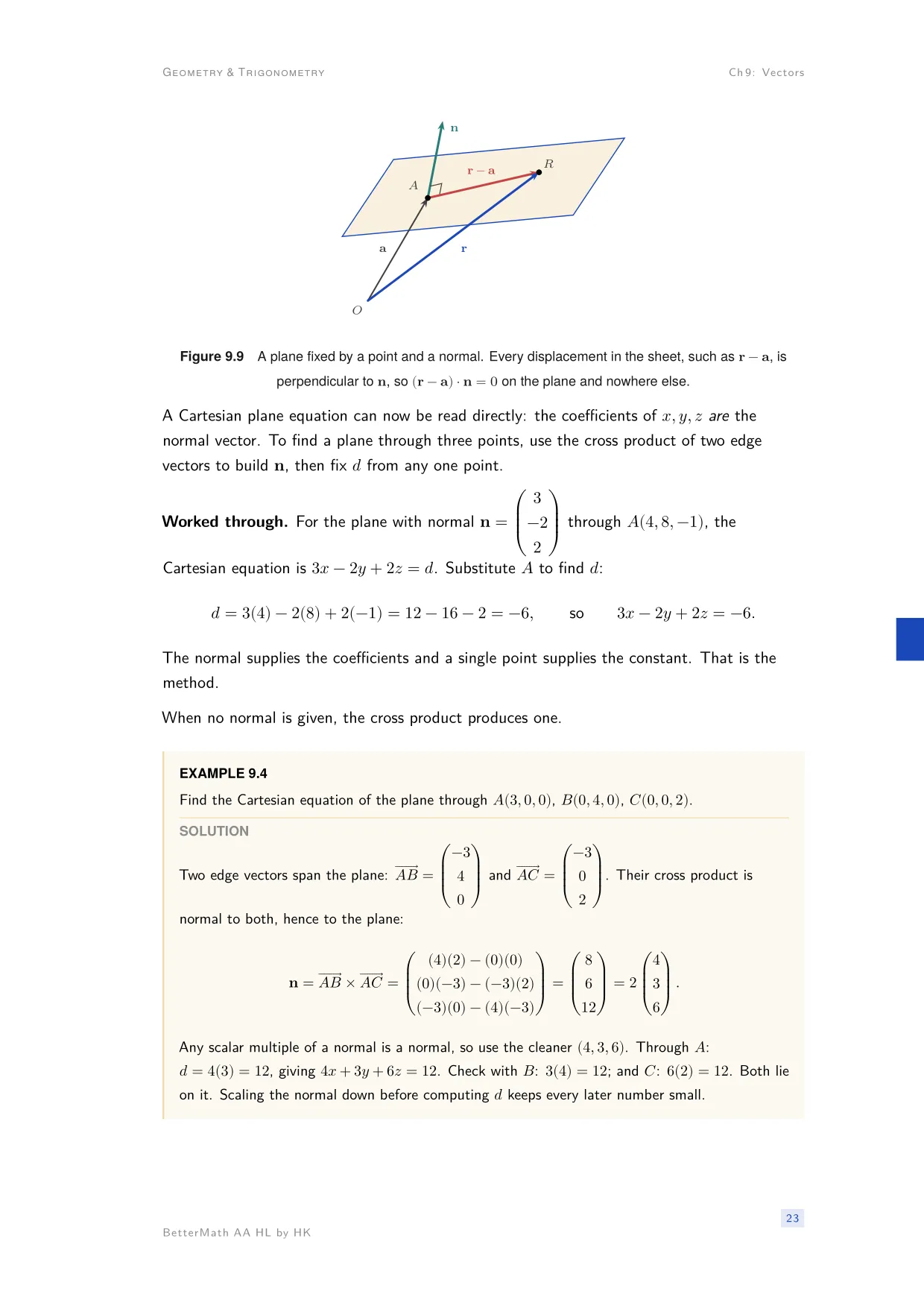 Chapter 9, Vectors, page 23