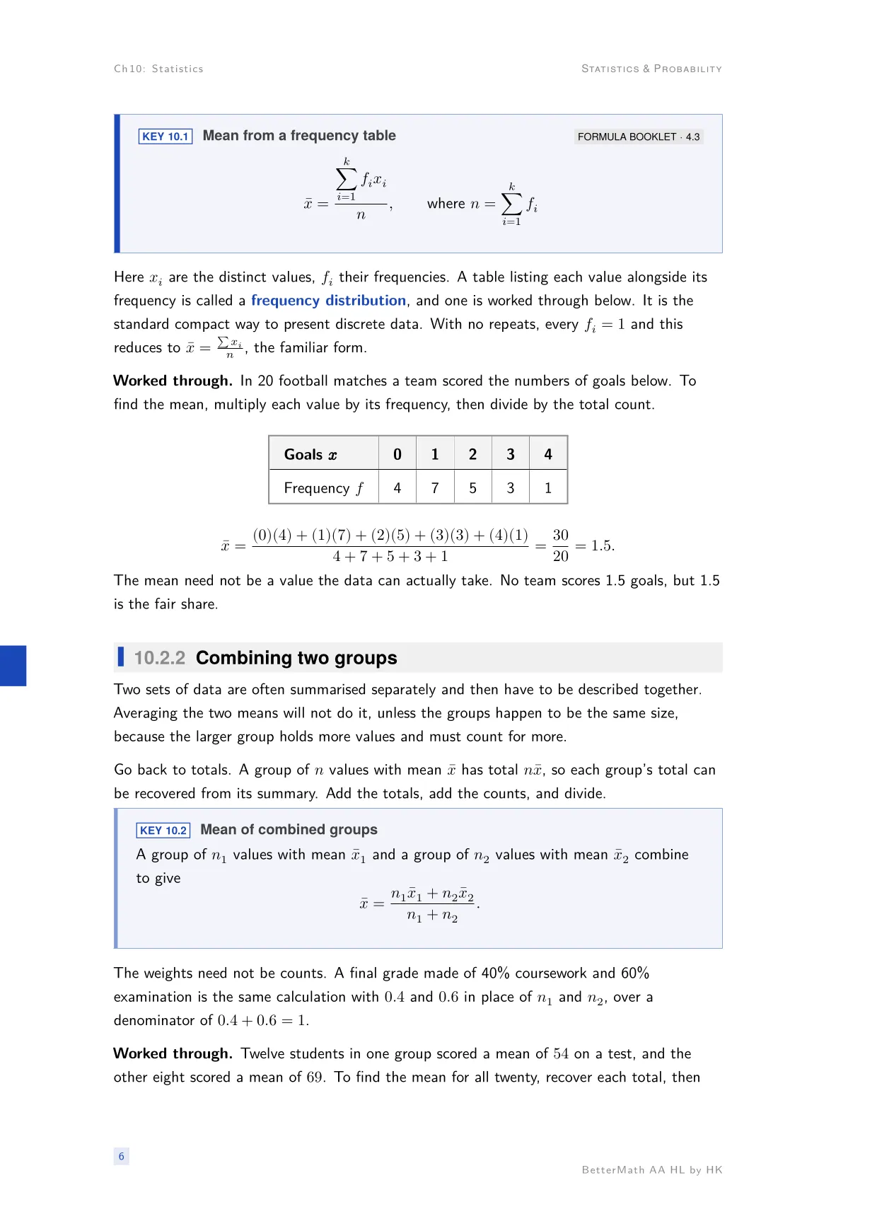 Chapter 10, Statistics, page 6