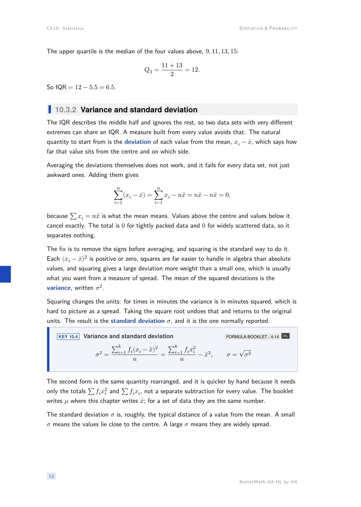 Chapter 10, Statistics, page 12