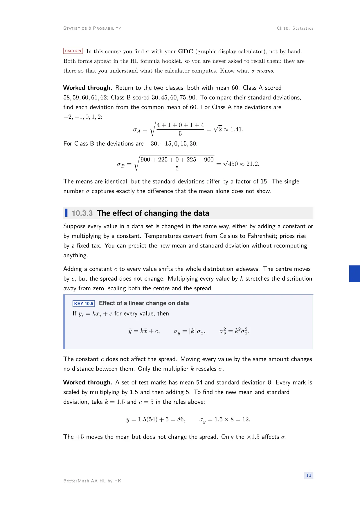 Chapter 10, Statistics, page 13