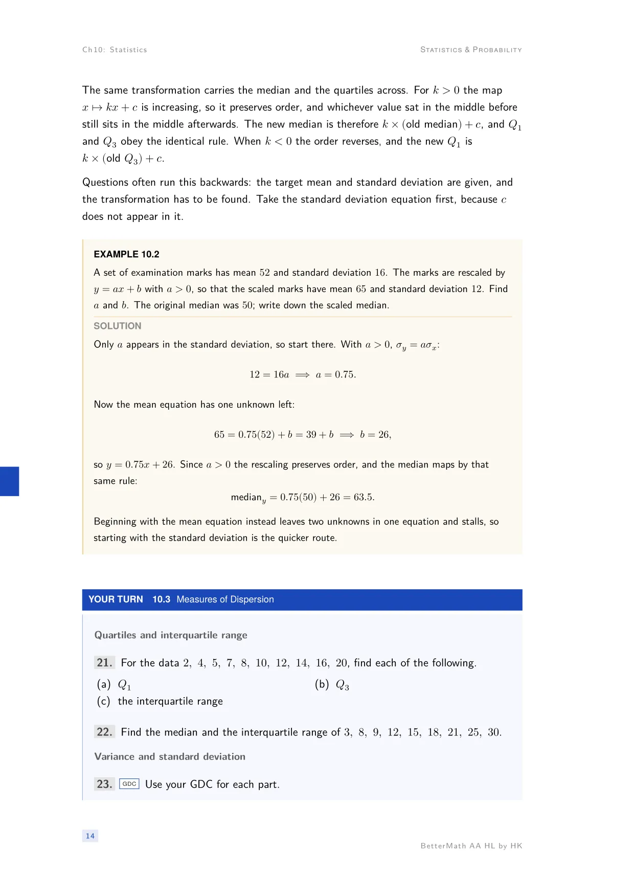Chapter 10, Statistics, page 14