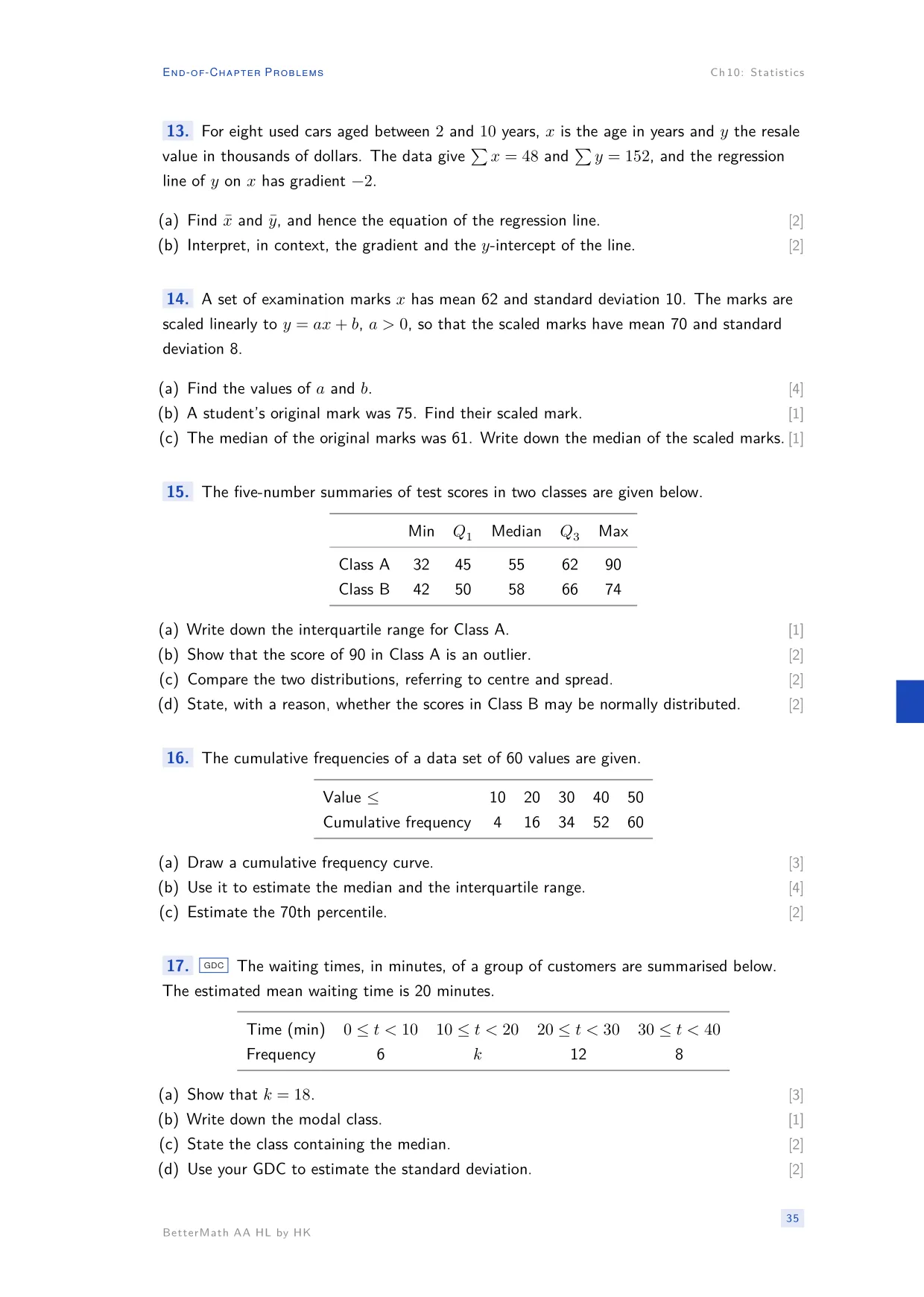 Chapter 10, Statistics, page 35