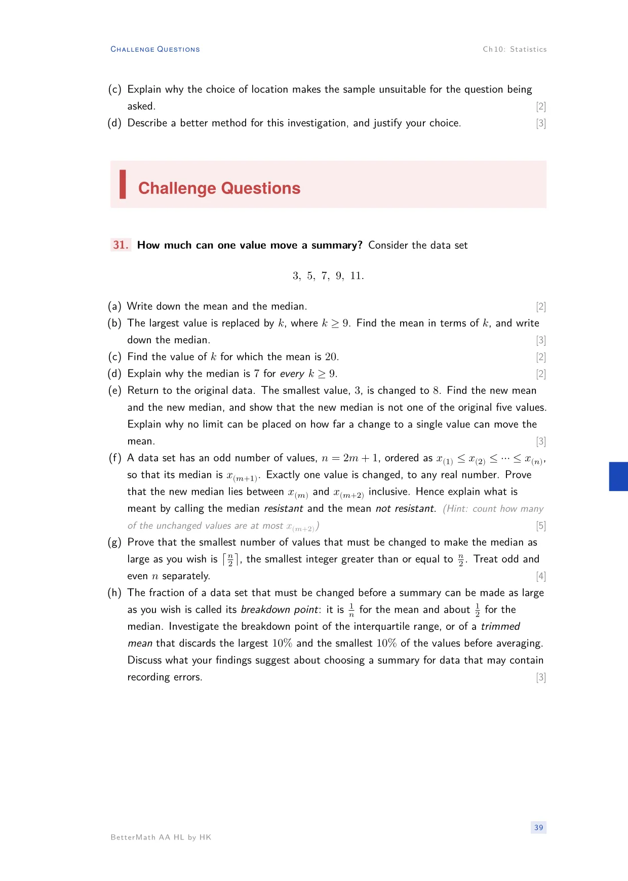 Chapter 10, Statistics, page 39