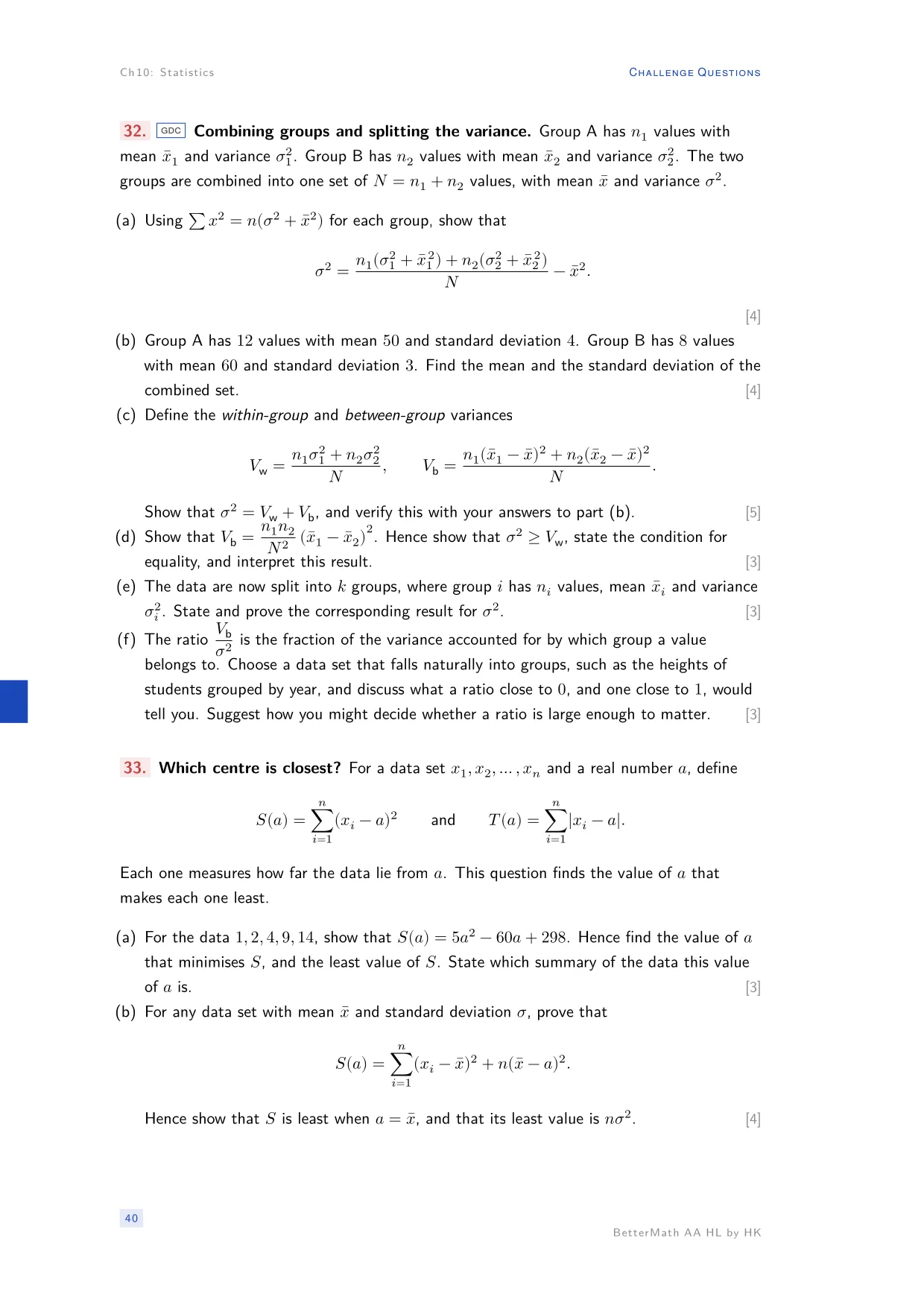 Chapter 10, Statistics, page 40