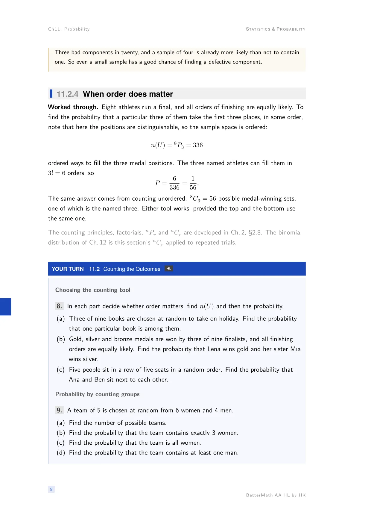 Chapter 11, Probability, page 8