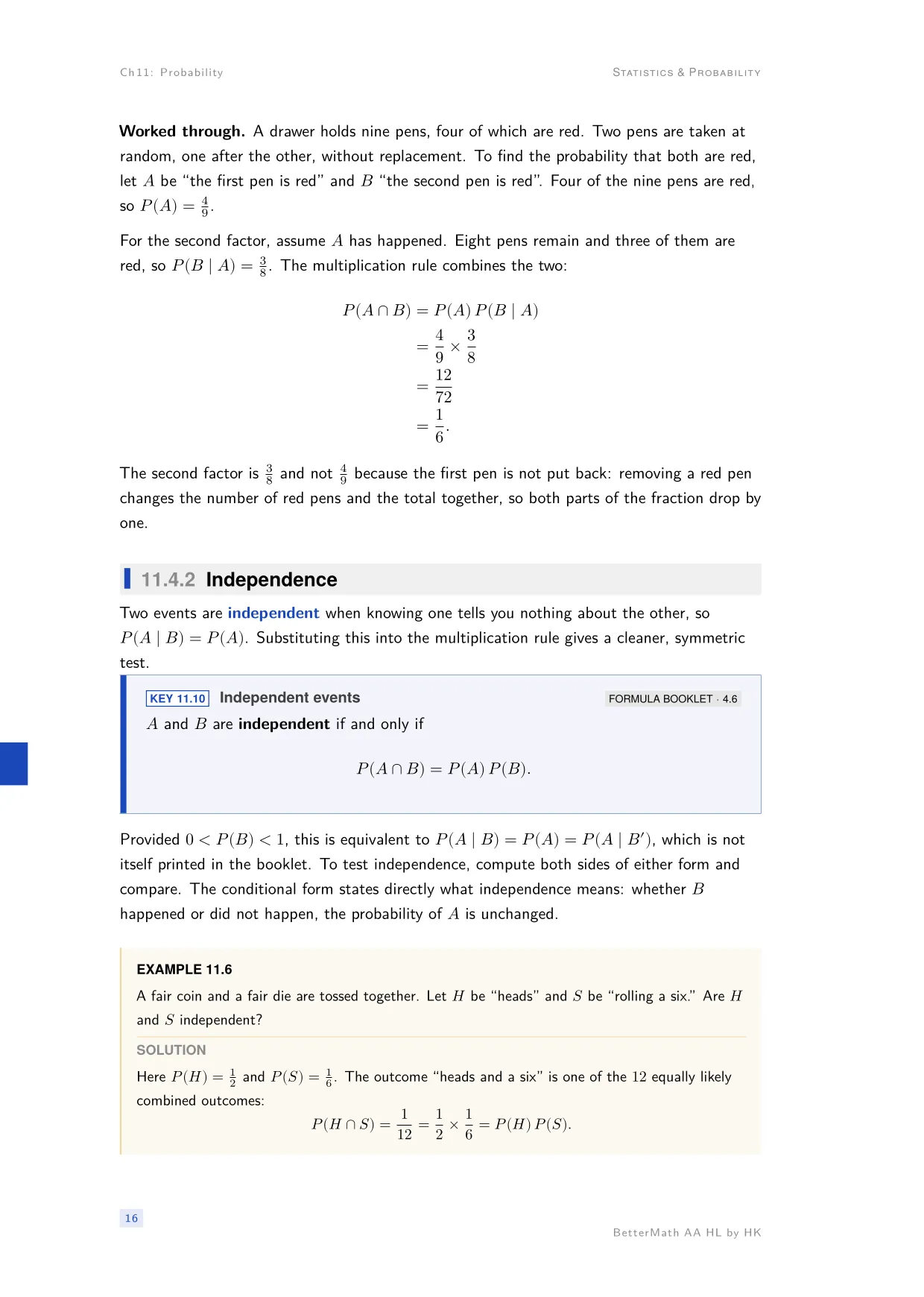 Chapter 11, Probability, page 16