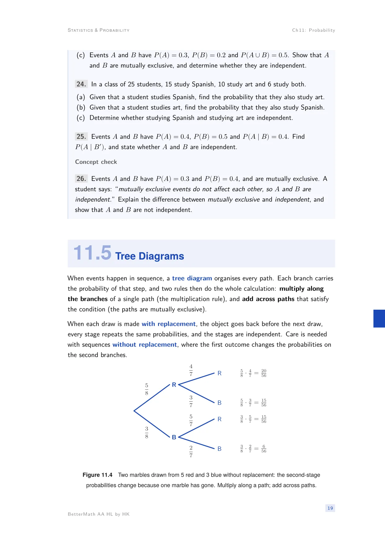 Chapter 11, Probability, page 19