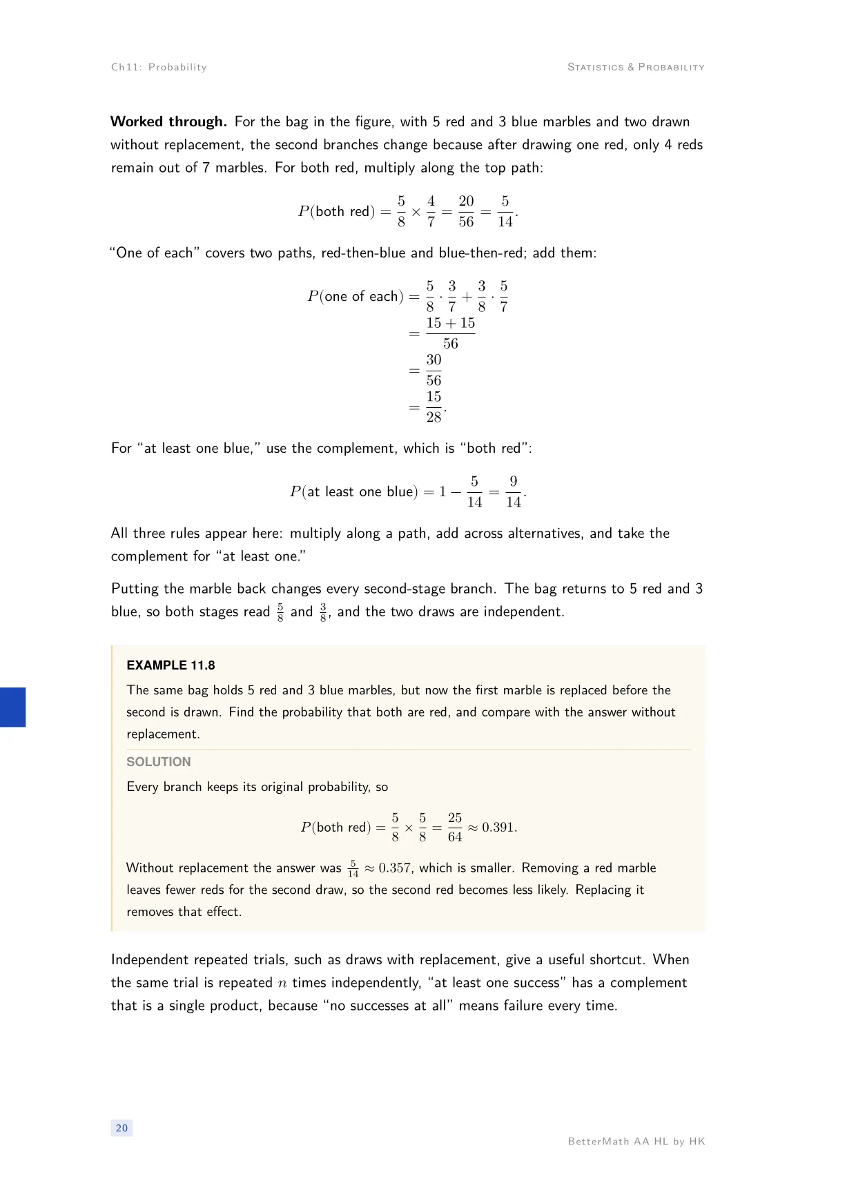 Chapter 11, Probability, page 20
